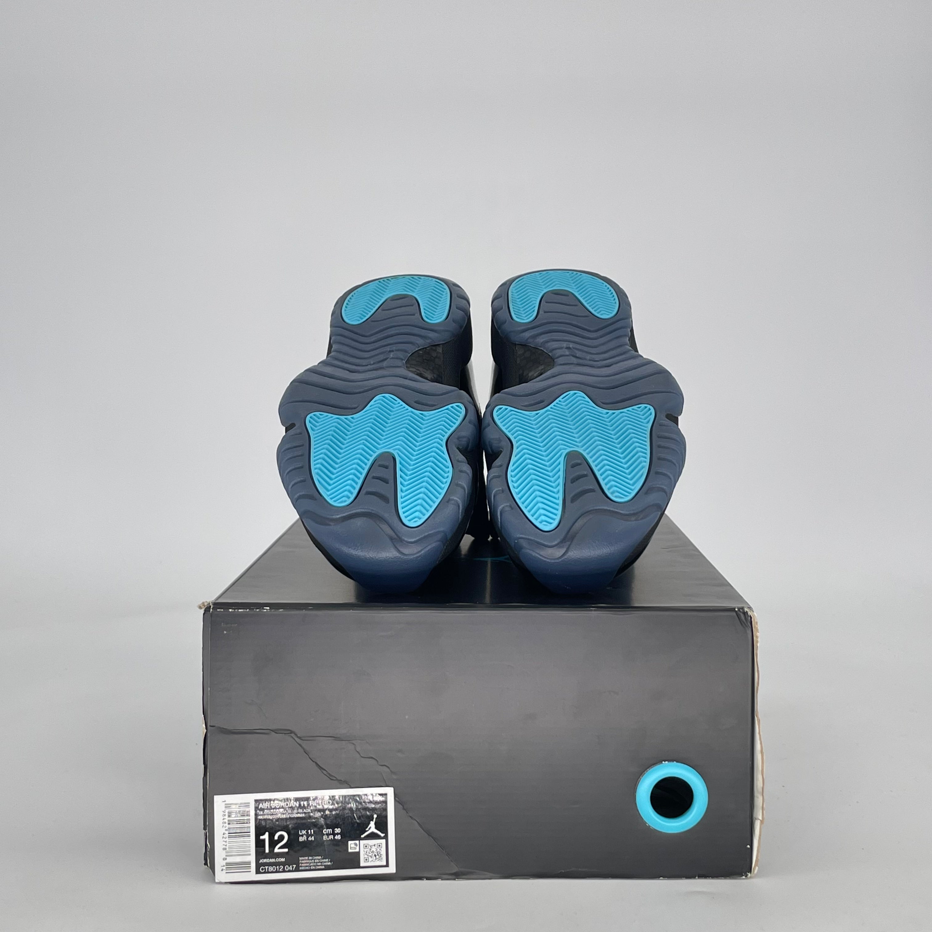 AIR JORDAN 11 GAMMA BLUE CT8012-047 SIZE 12/13.5W