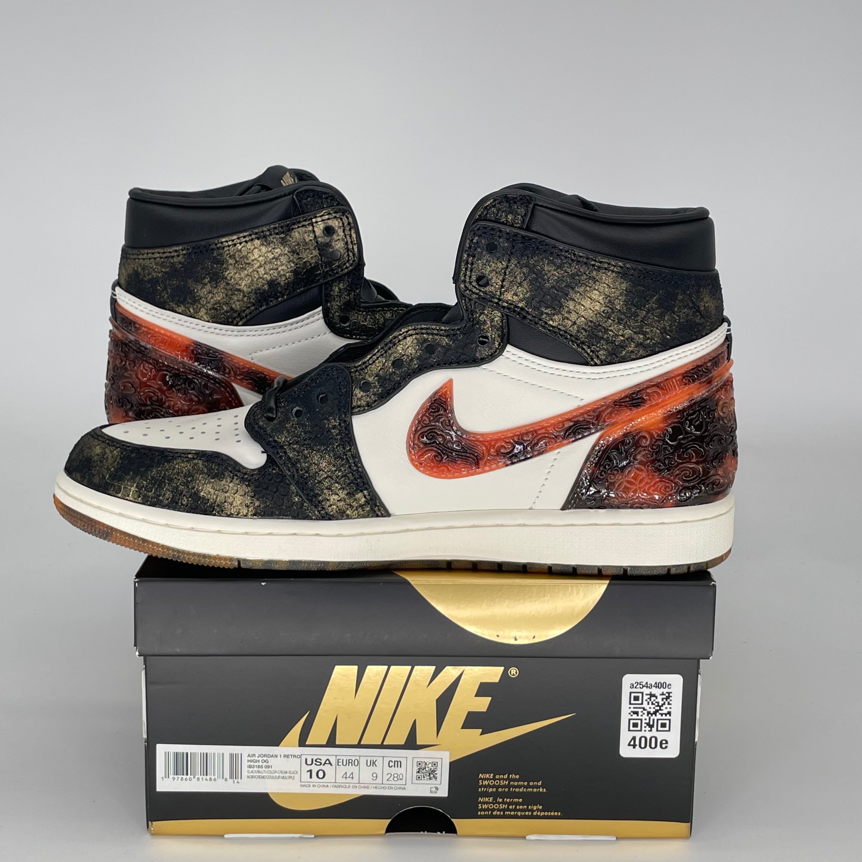 AIR JORDAN 1 XUANWU YEAR OF THE SNAKE SIZE 10/11.5W