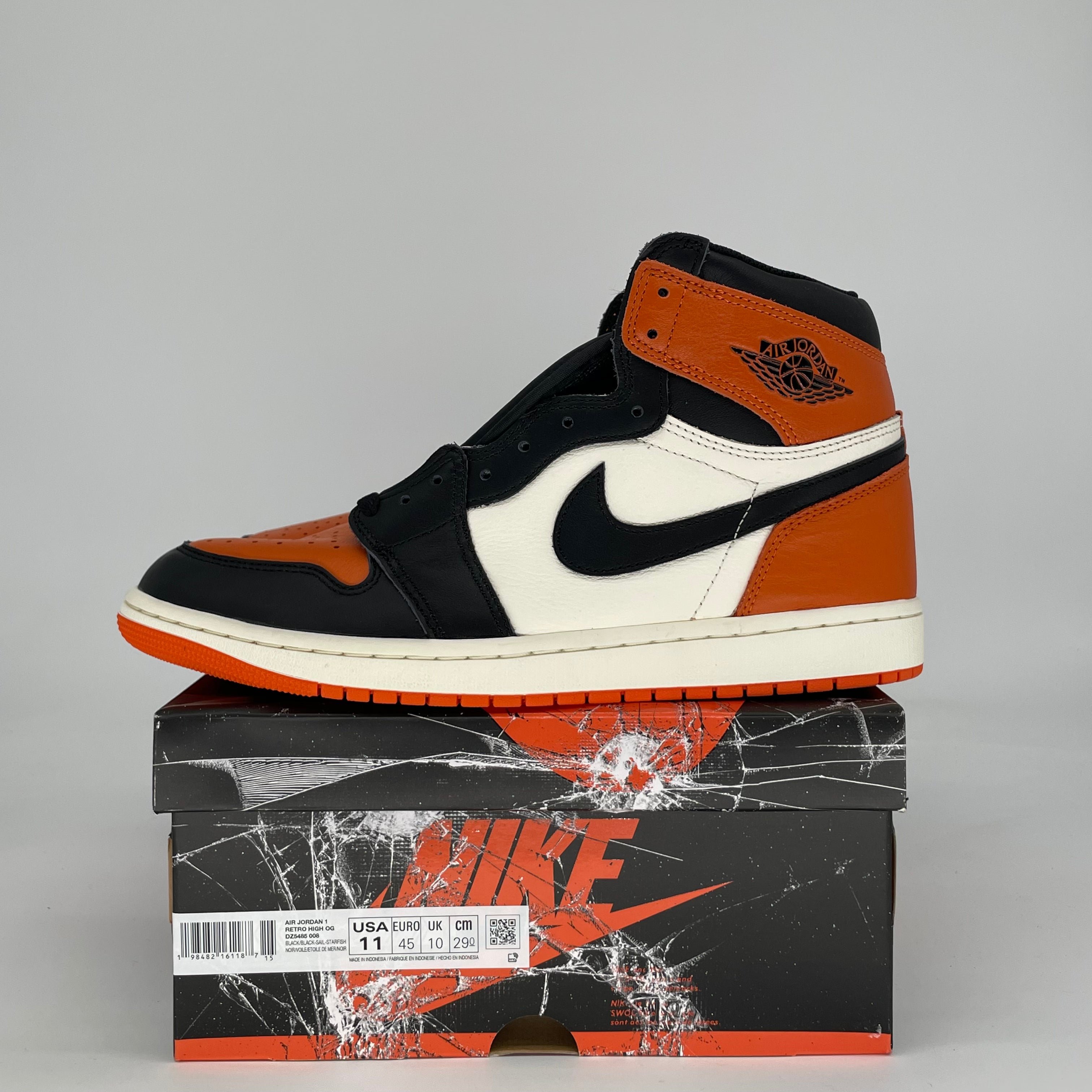 AIR JORDAN 1 SHATTERED BACKBOARD 2025 DZ5485-008 SIZE 11/12.5W