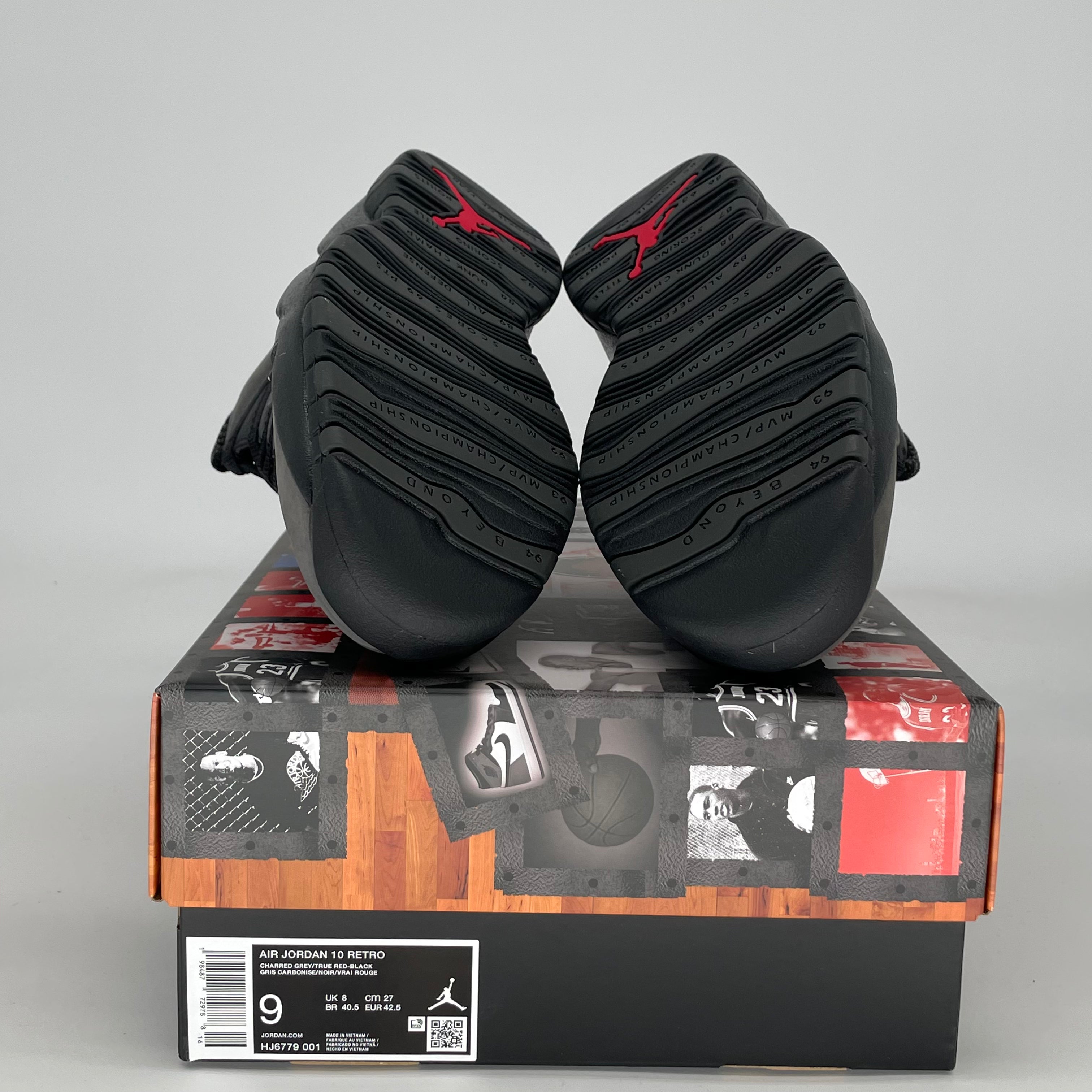 AIR JORDAN 10 SHADOW HJ6779-001 SIZE 9/10.5W