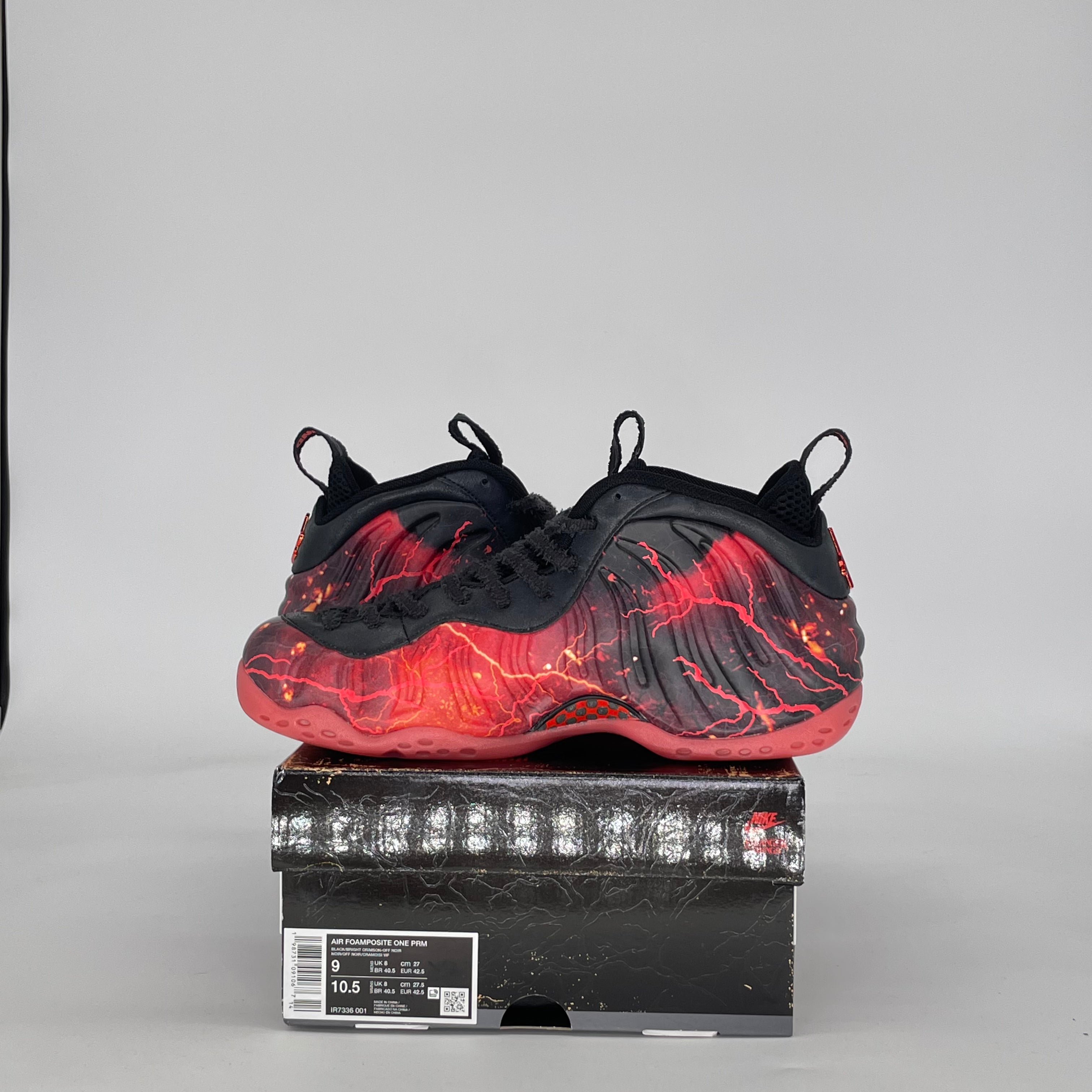 NIKE AIR FOAMPOSITE ONE STRANGER THINGS IR7336-001 SIZE 9/10.5W