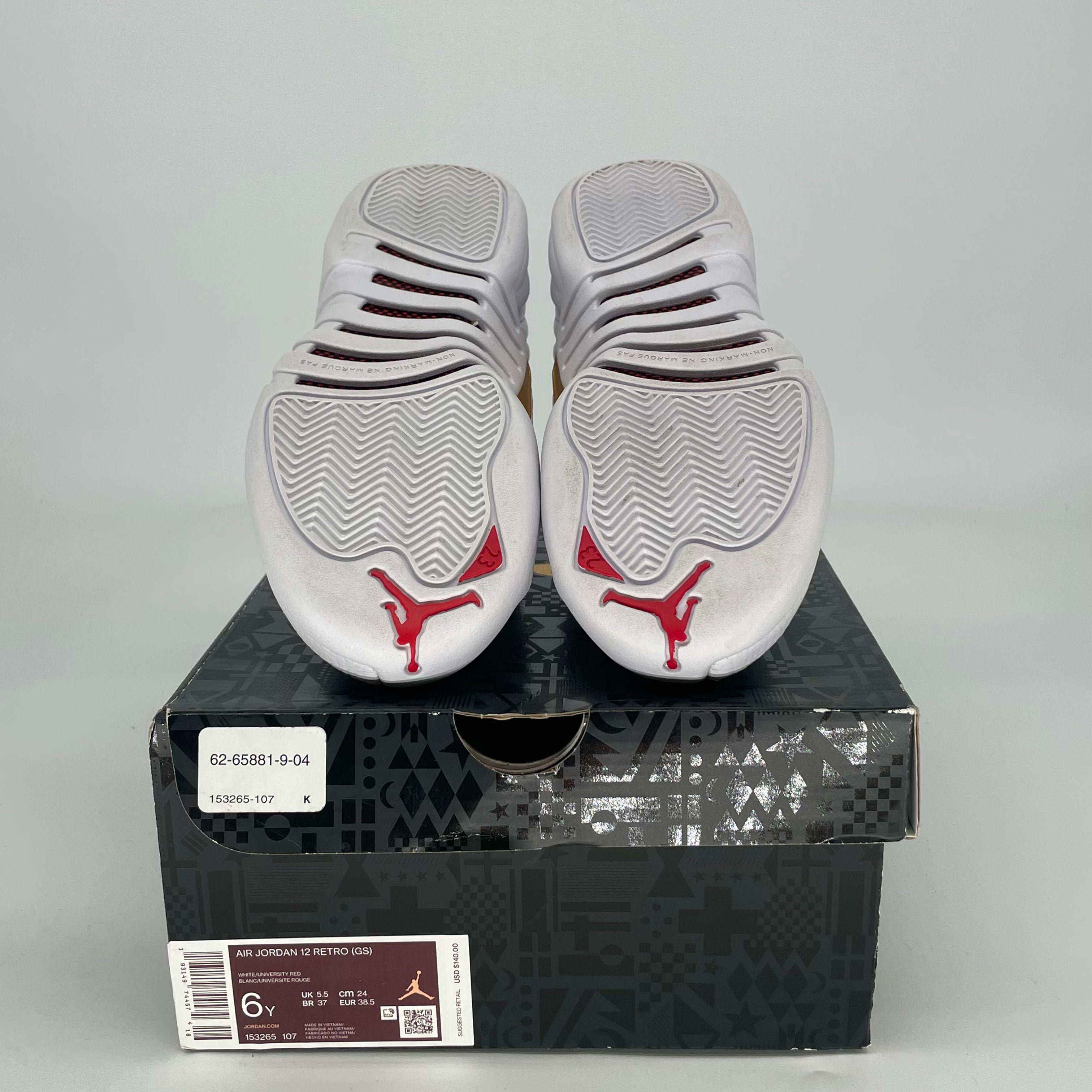 AIR JORDAN 12 FIBA 153265-107 SIZE 6/7.5W