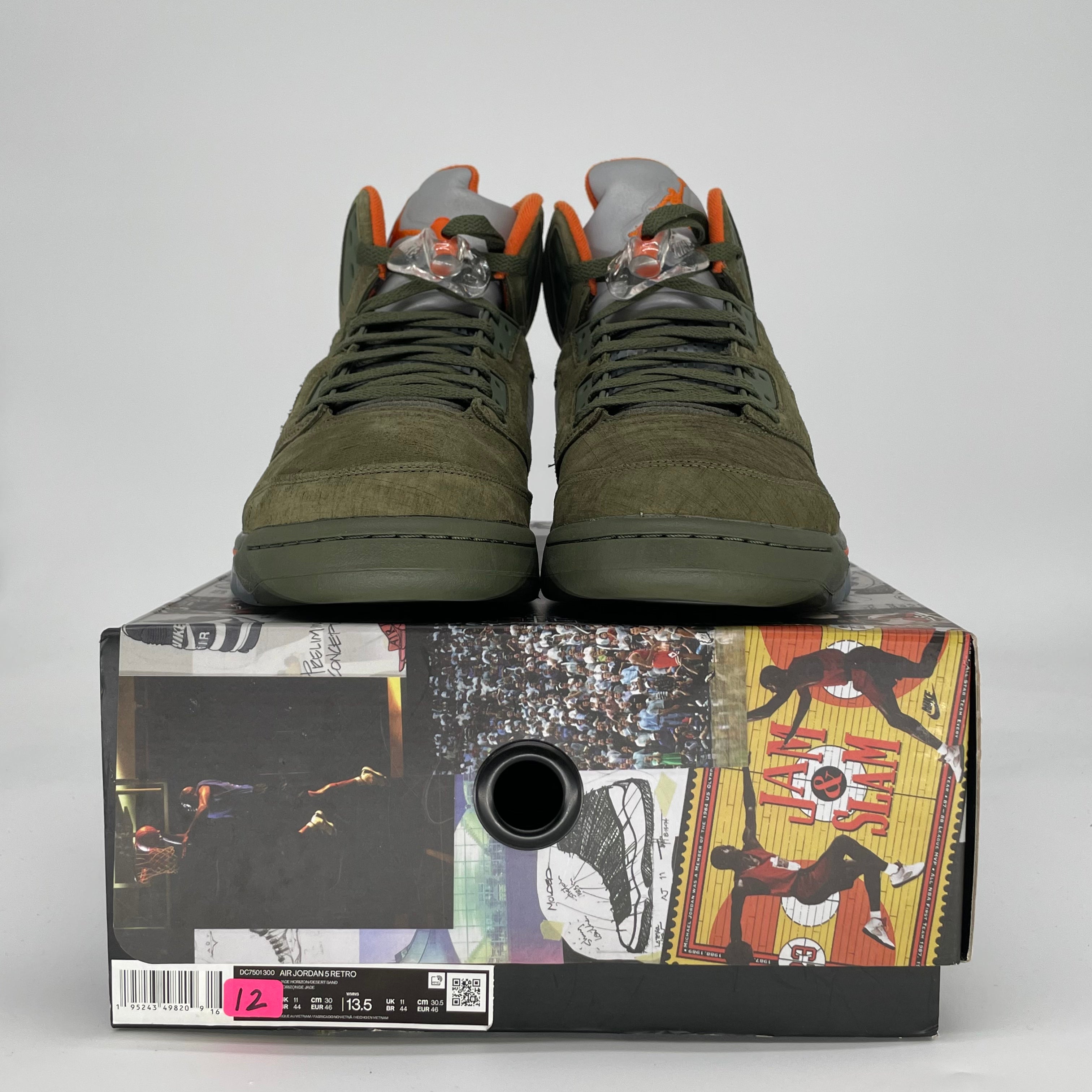 AIR JORDAN 5 OLIVE DD0587-308 SIZE 12/13.5W