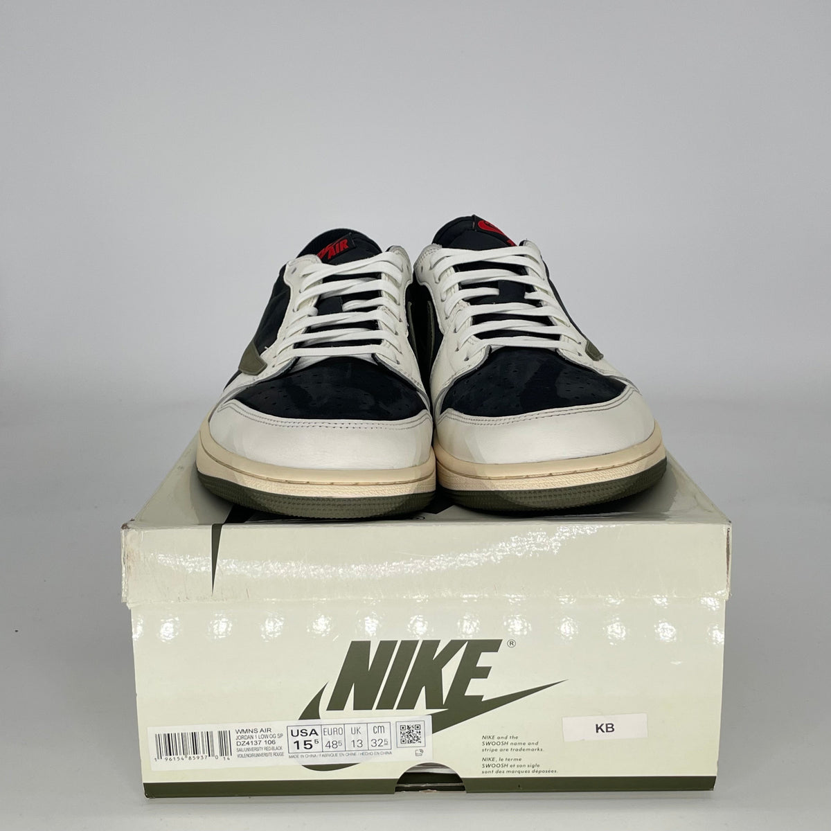 Jordan 1 Retro Low OG SP Travis Scott Olive (Women's)