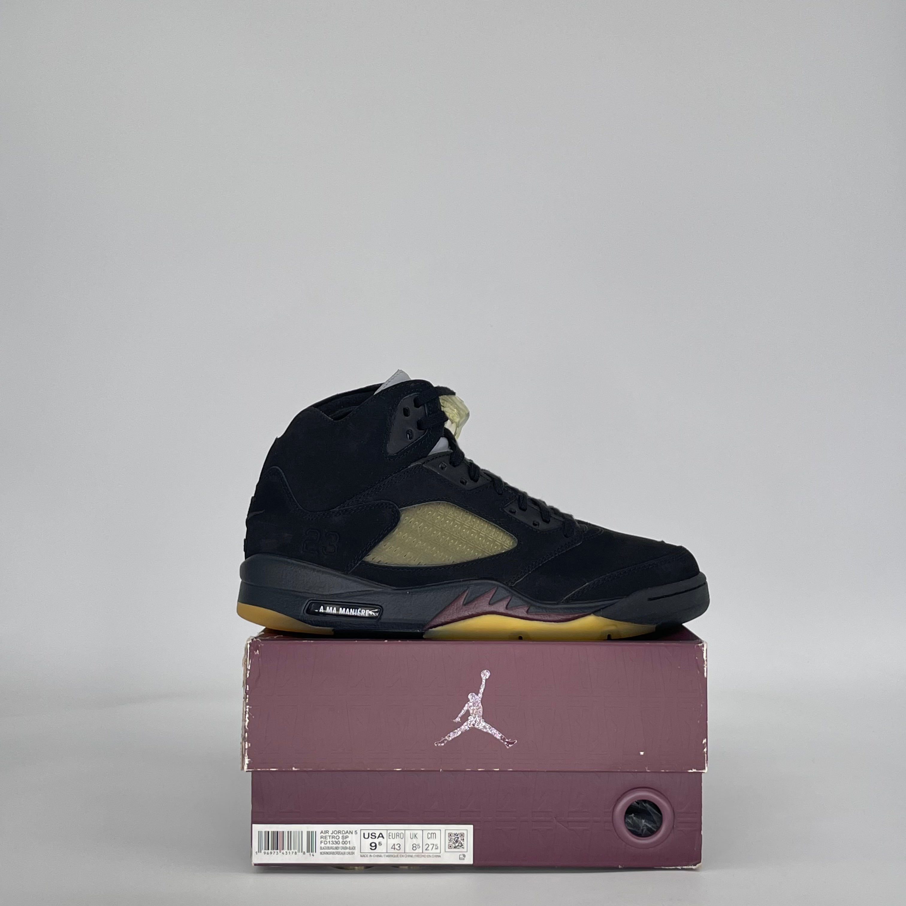 AIR JORDAN 5 A MA MANIERE DUSK FD1330-001 SIZE 9.5/11W