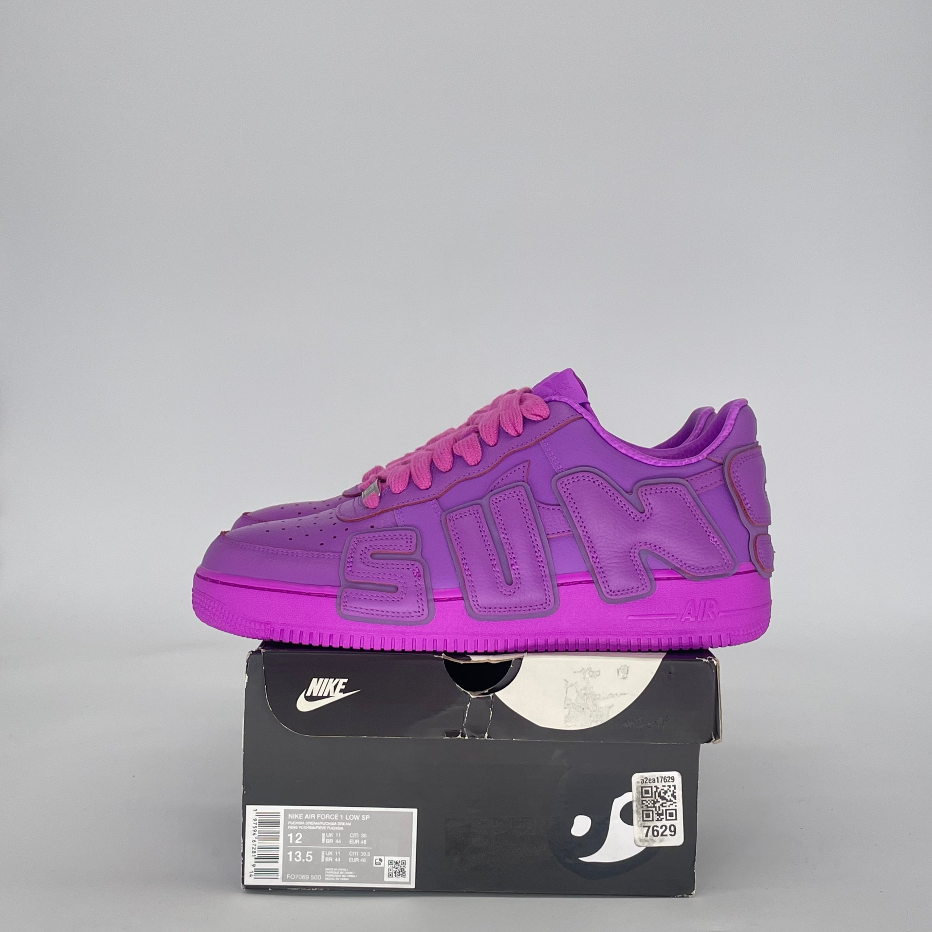 NIKE AIR FORCE 1 LOW CACTUS PLANT FLEA MARKET FUCHSIA DREAM FQ7069-500 SIZE 12/13.5W