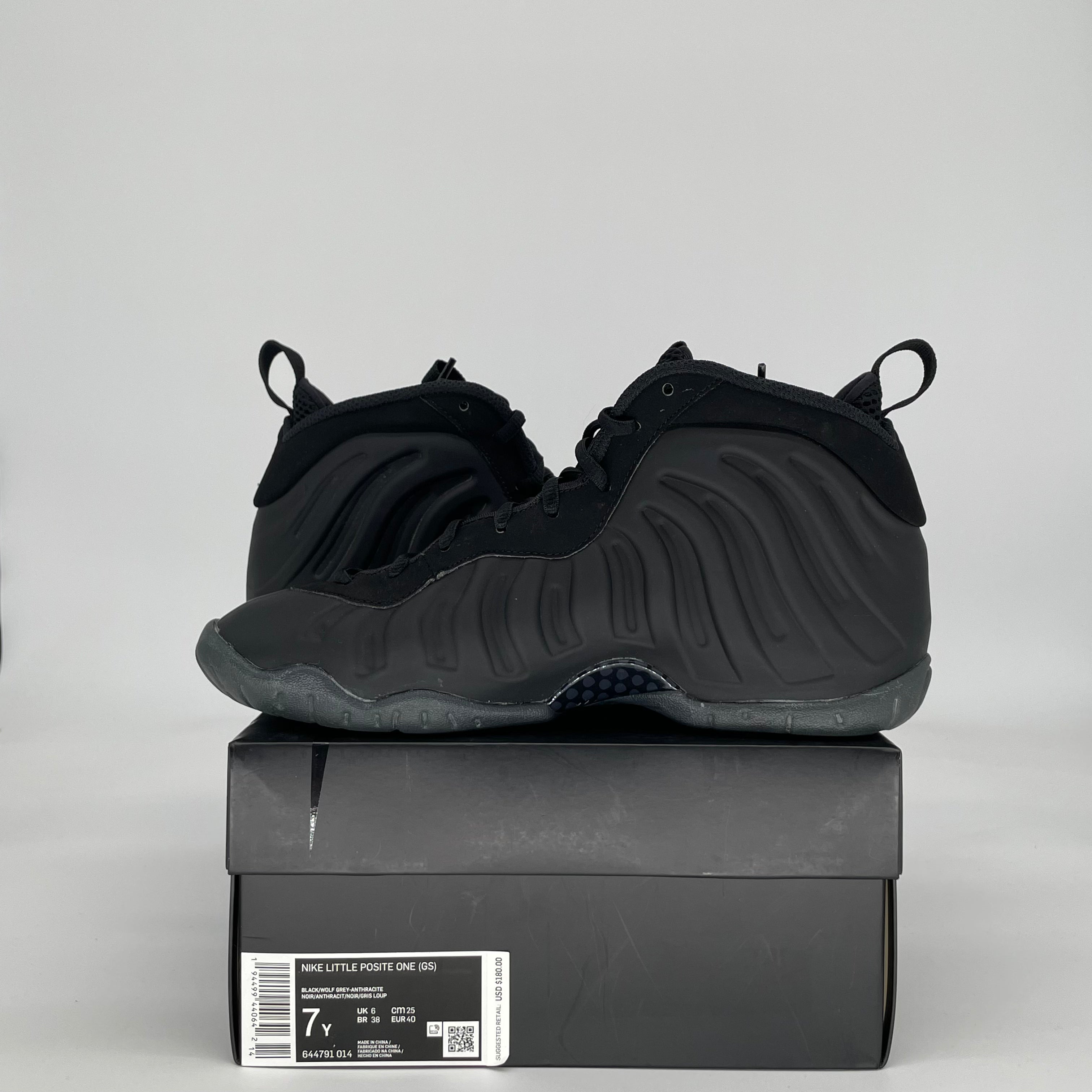NIKE AIR FOAMPOSITE ONE ANTHRACITE 644791-014 SIZE 7/8.5W
