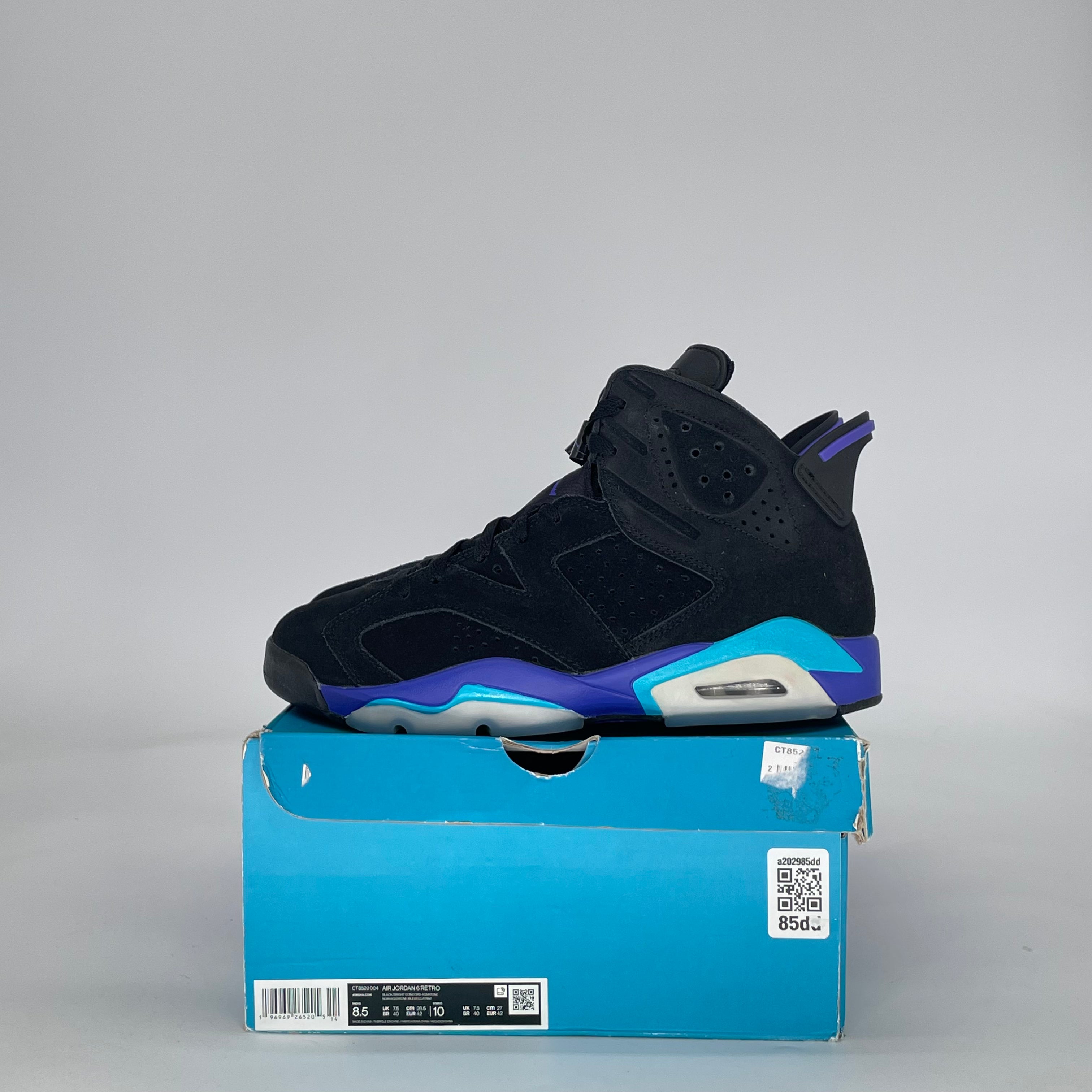 AIR JORDAN 6 AQUA CT8529-004 SIZE 8.5/10W