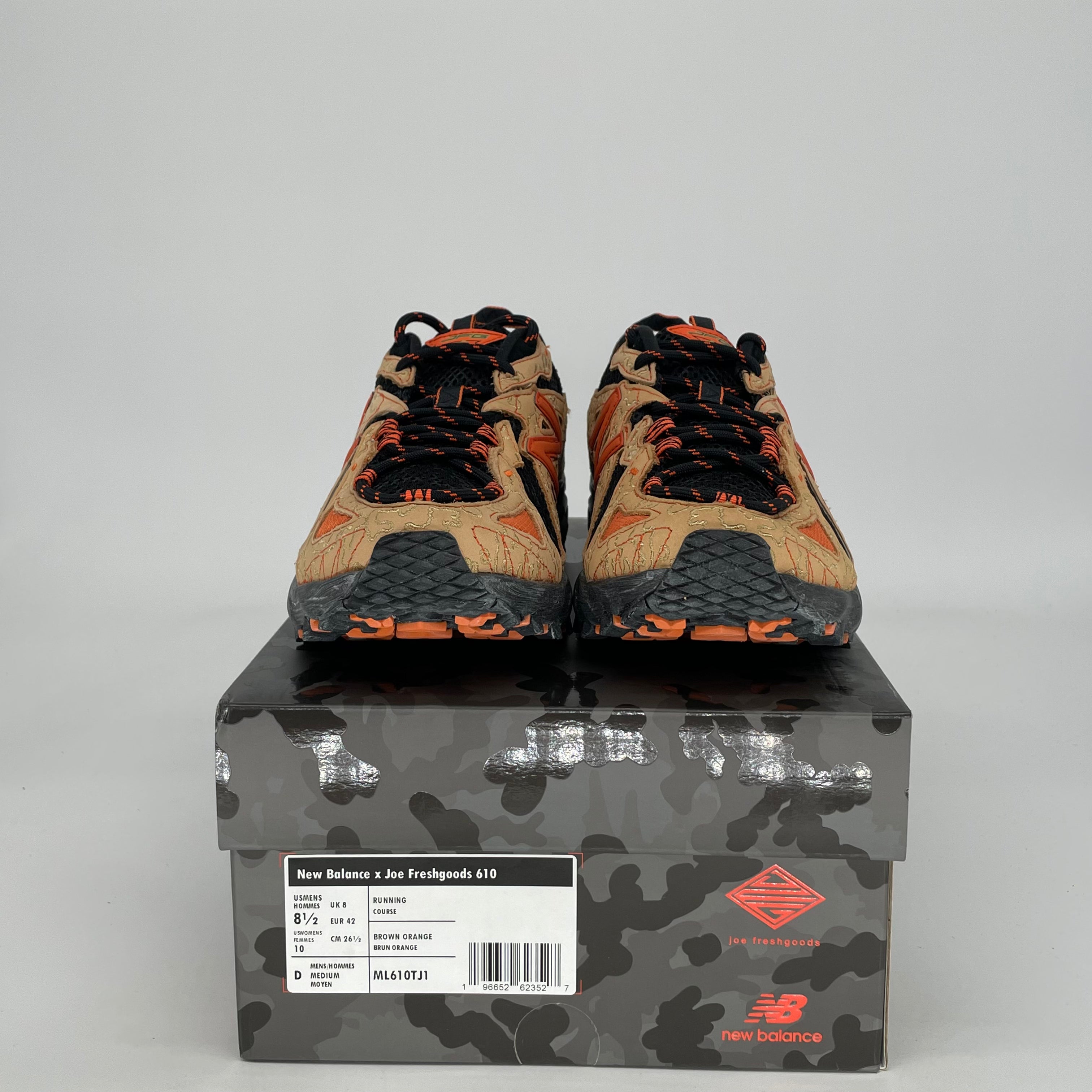 JOE FRESHGOODS X NEW BALANCE 610 BTS LIL DESERT ML610TJ1 SIZE 8.5/10W