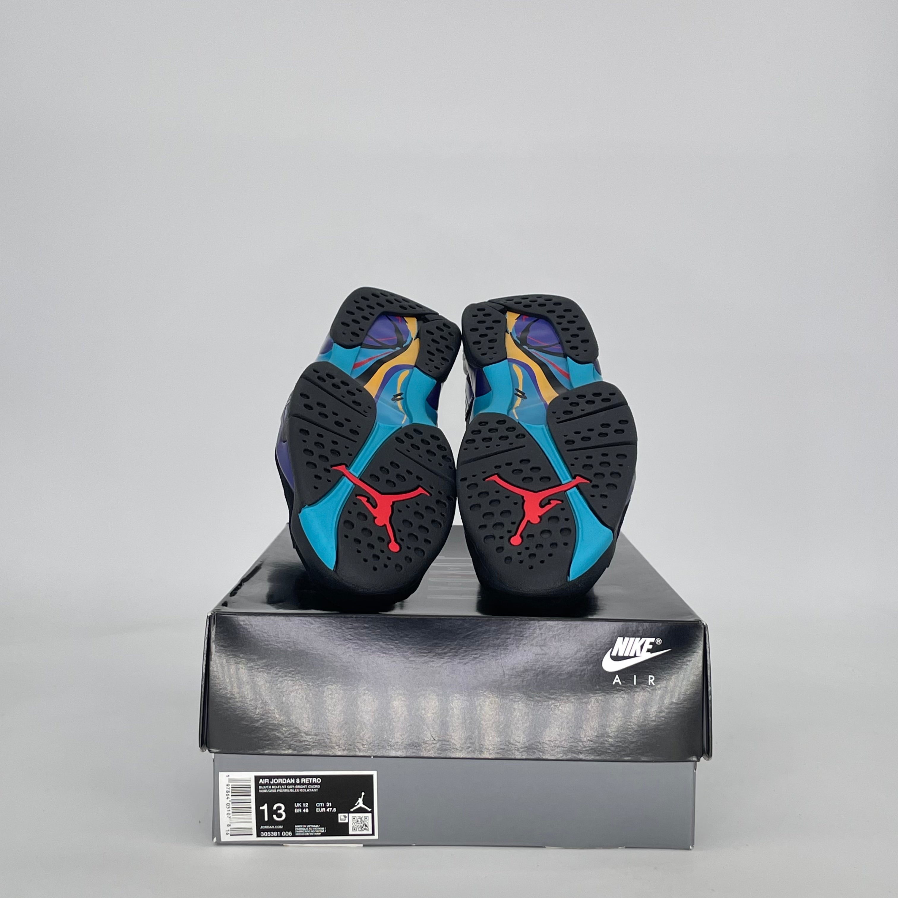 AIR JORDAN 8 AQUA 305381-006 SIZE 13/14.5W