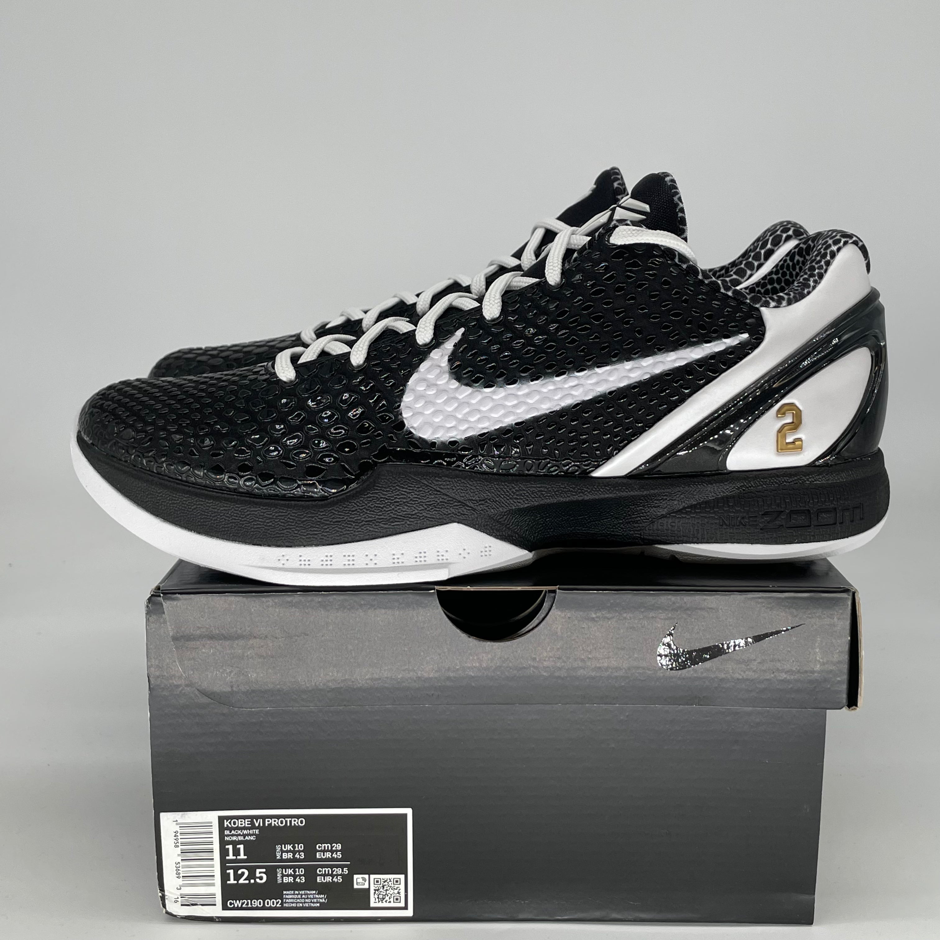 NIKE KOBE 6 PROTRO MAMBACITA SWEET 16 CW2190-002 SIZE 11/12.5W