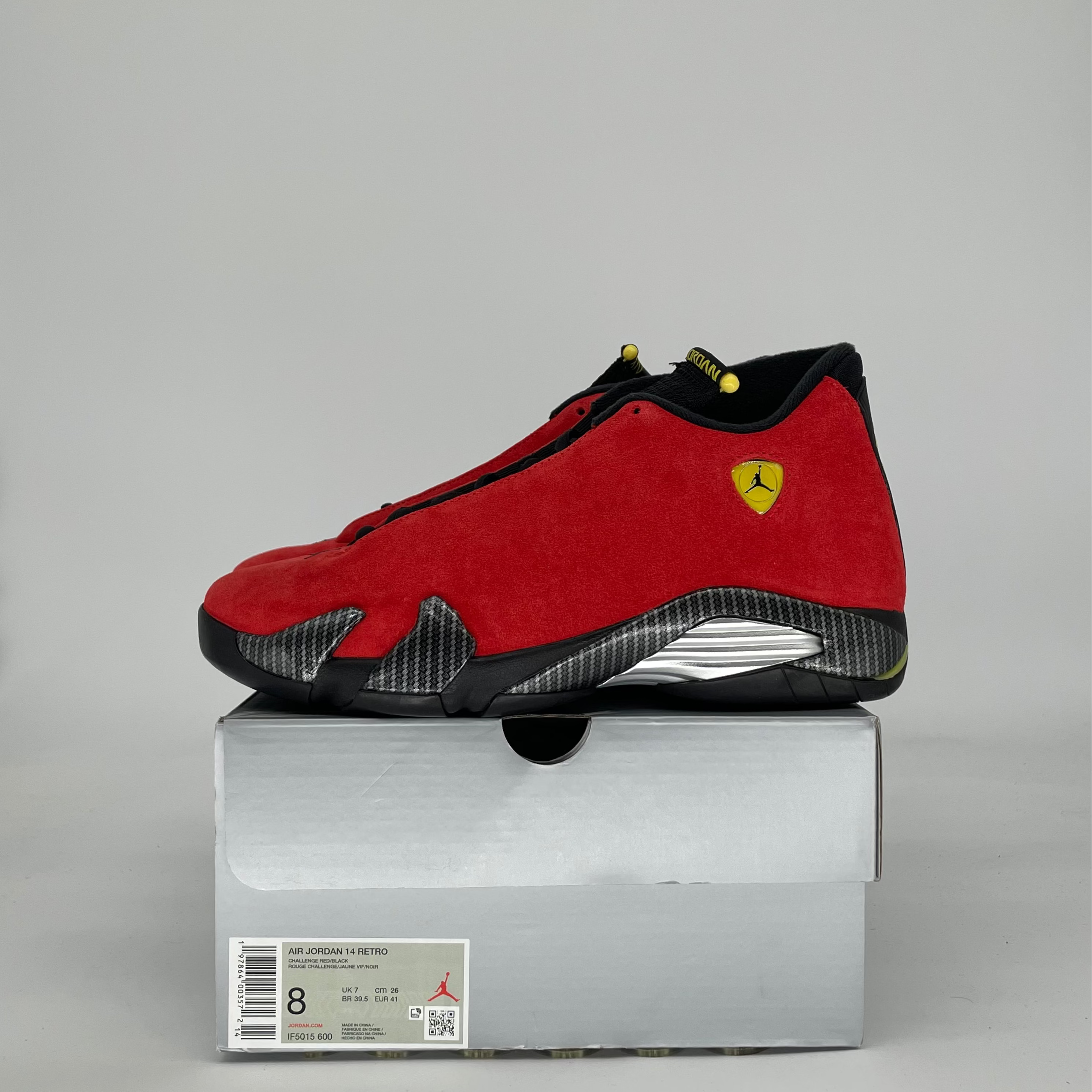 AIR JORDAN 14 FERRARI IF5051-600 SIZE 8/9.5W