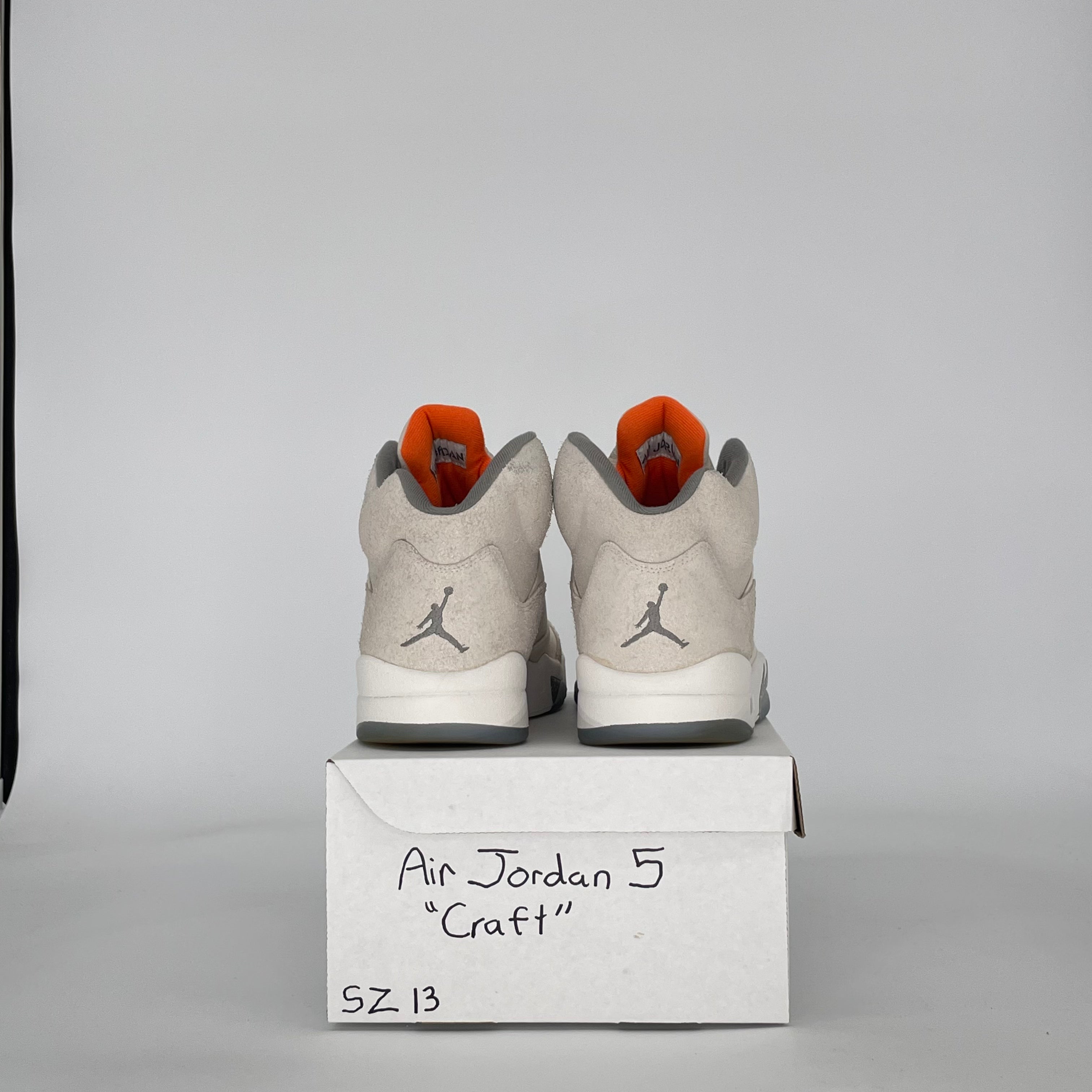 AIR JORDAN 5 CRAFT LIGHT OREWOOD BROWN FD9222-180 SIZE 13/14.5W