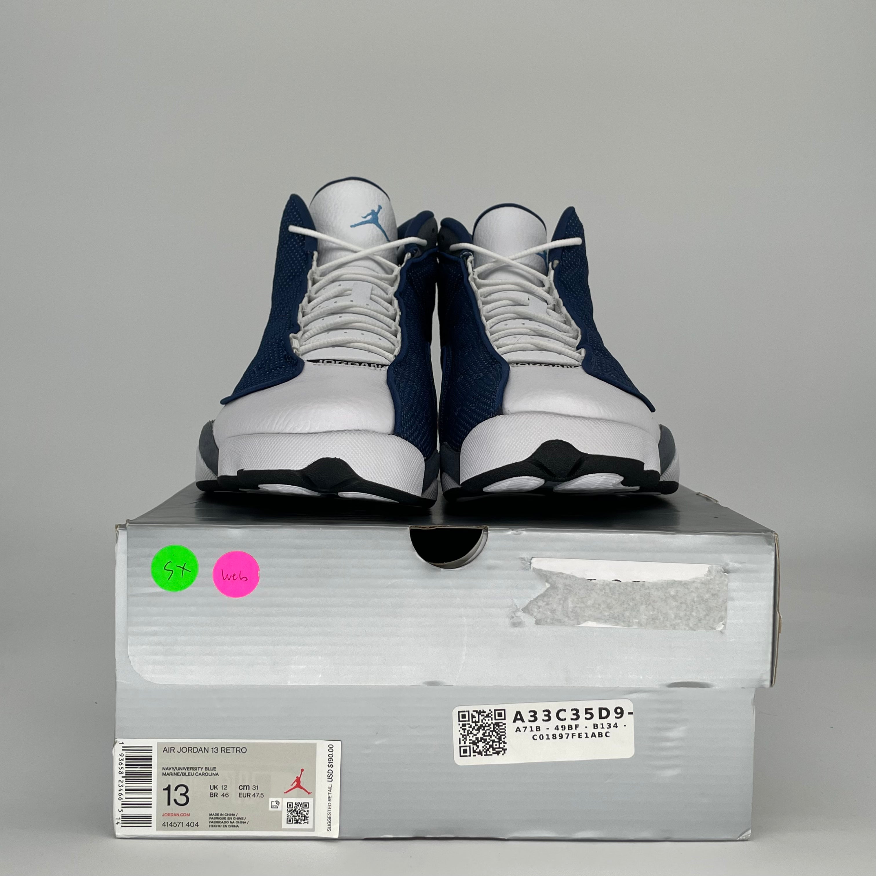 AIR JORDAN 13 FLINT 414571-404 SIZE 13/14.5W