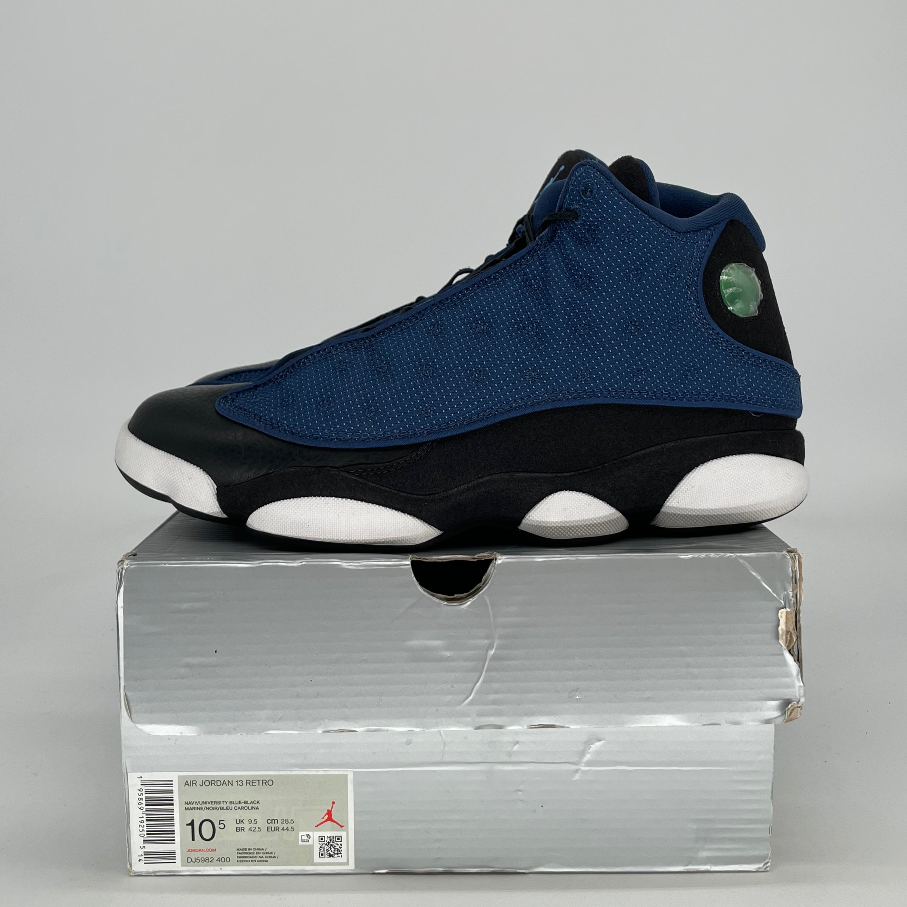 AIR JORDAN 13 BRAVE BLUE DJ5982-400 SIZE 10.5/12W