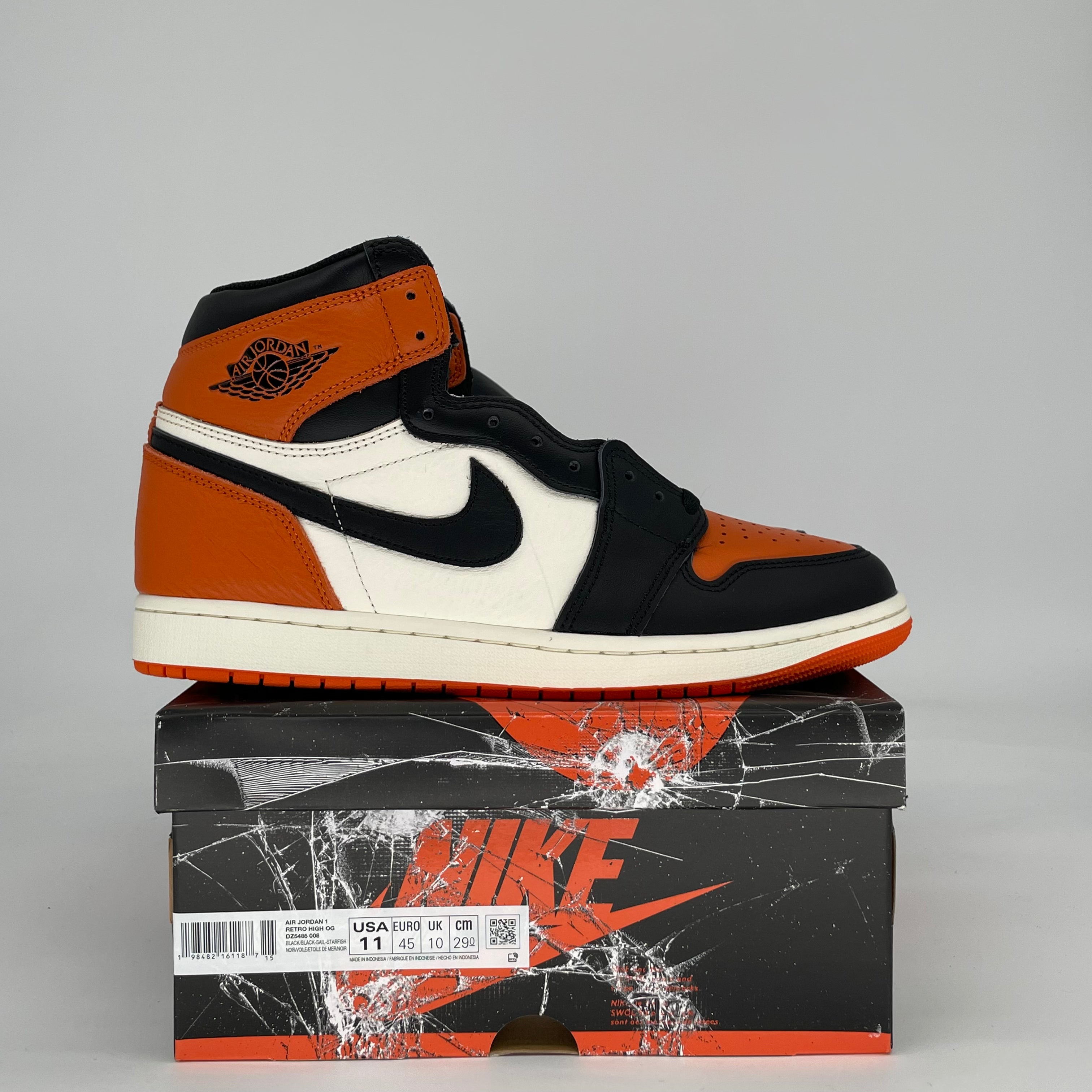 AIR JORDAN 1 SHATTERED BACKBOARD 2025 DZ5485-008 SIZE 11/12.5W