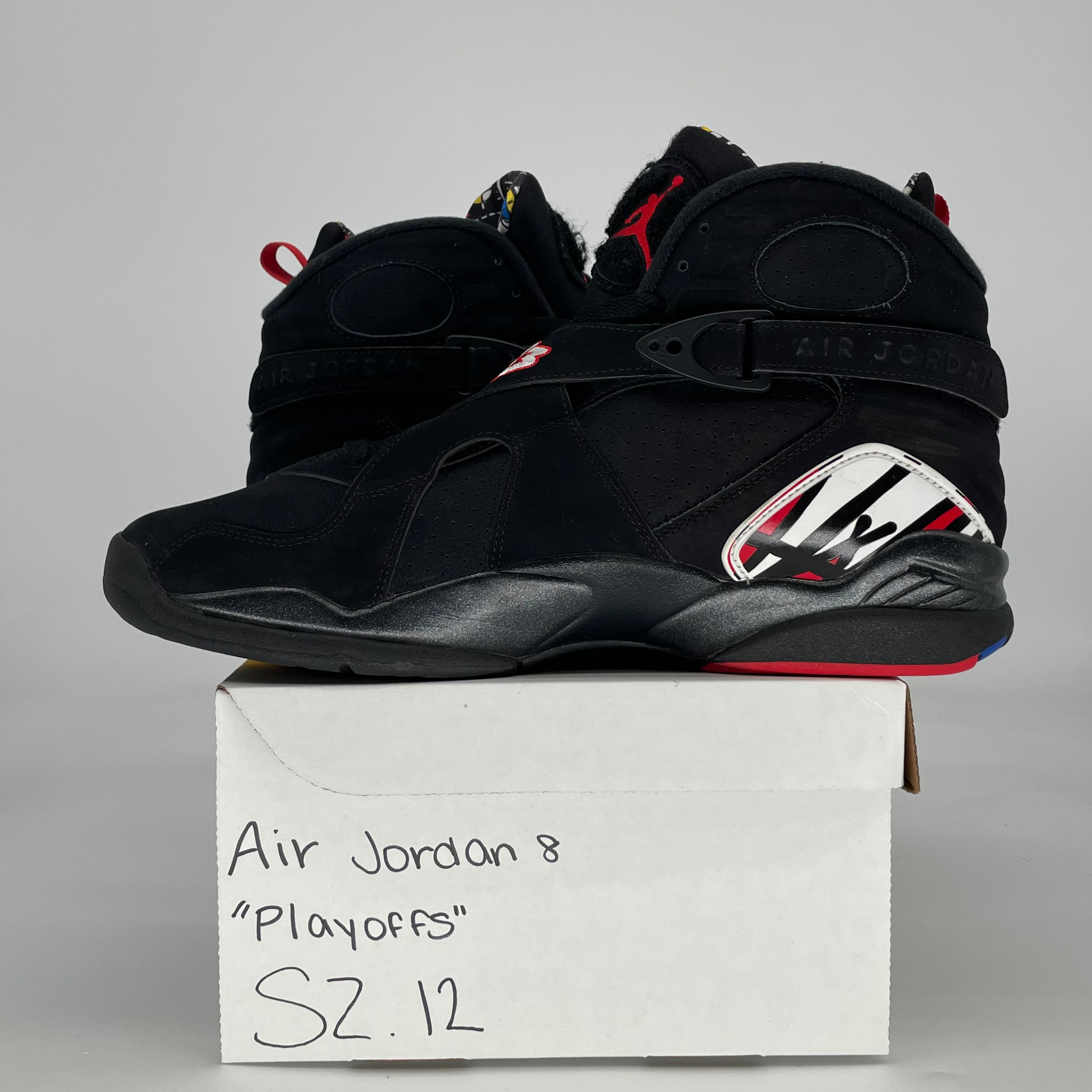AIR JORDAN 8 PLAYOFFS 305381-062 SIZE 12/13.5W