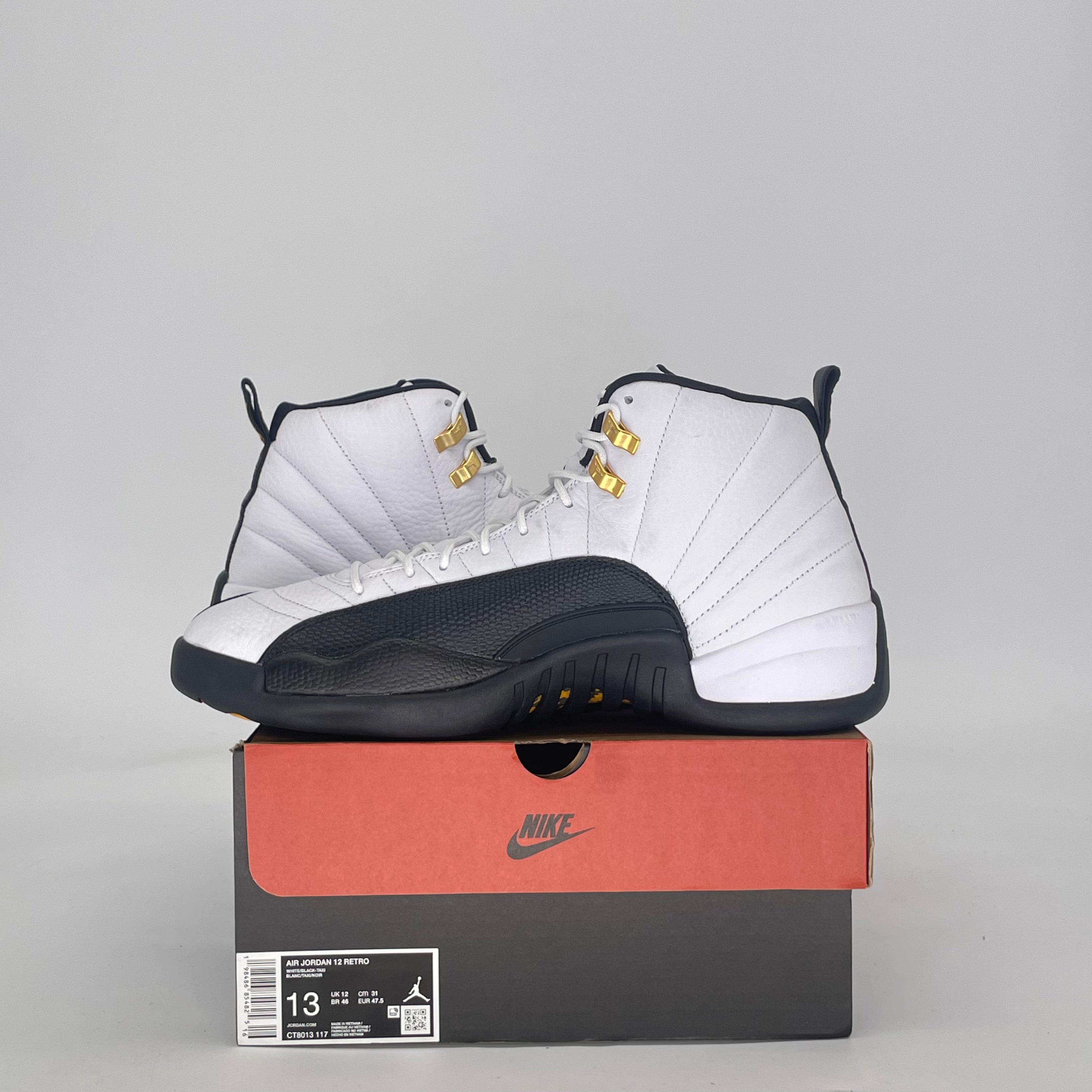 AIR JORDAN 12 TAXI CT8013-117 SIZE 13/14.5W