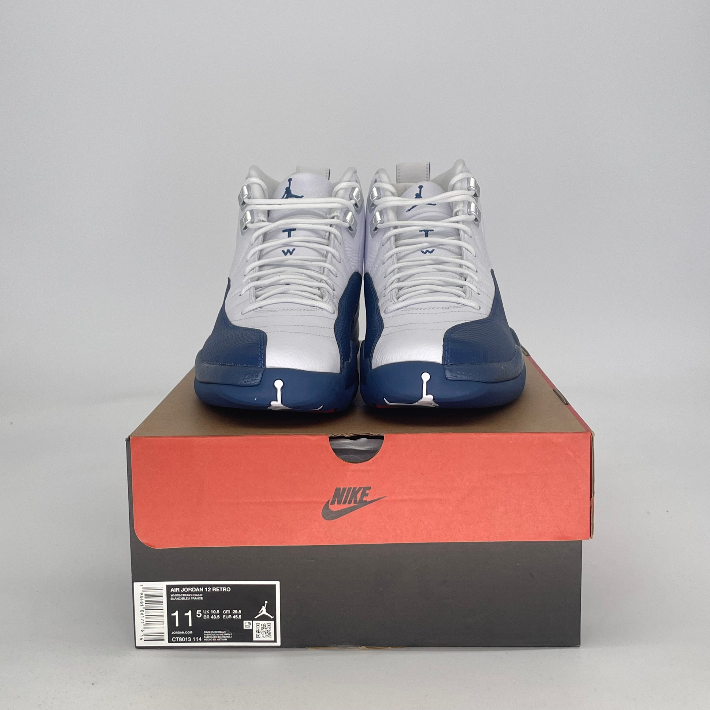 AIR JORDAN 12 FRENCH BLUE CT8013-114 SIZE 11.5/13W