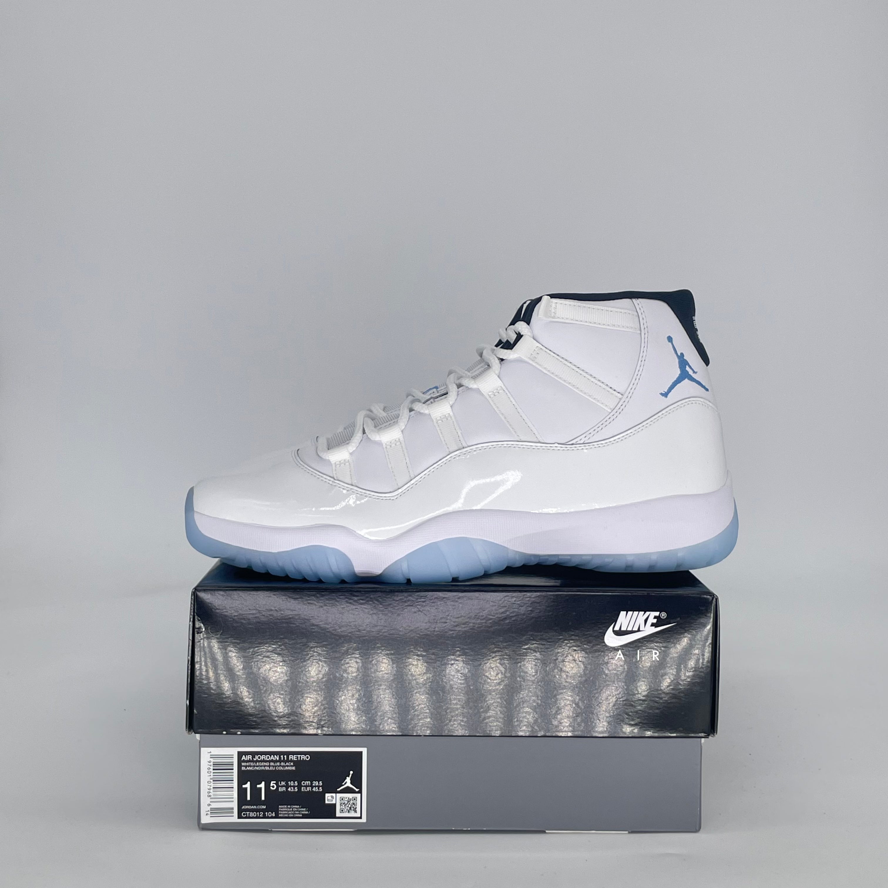 AIR JORDAN 11 LEGEND BLUE CT8012-104 SIZE 11.5/13W
