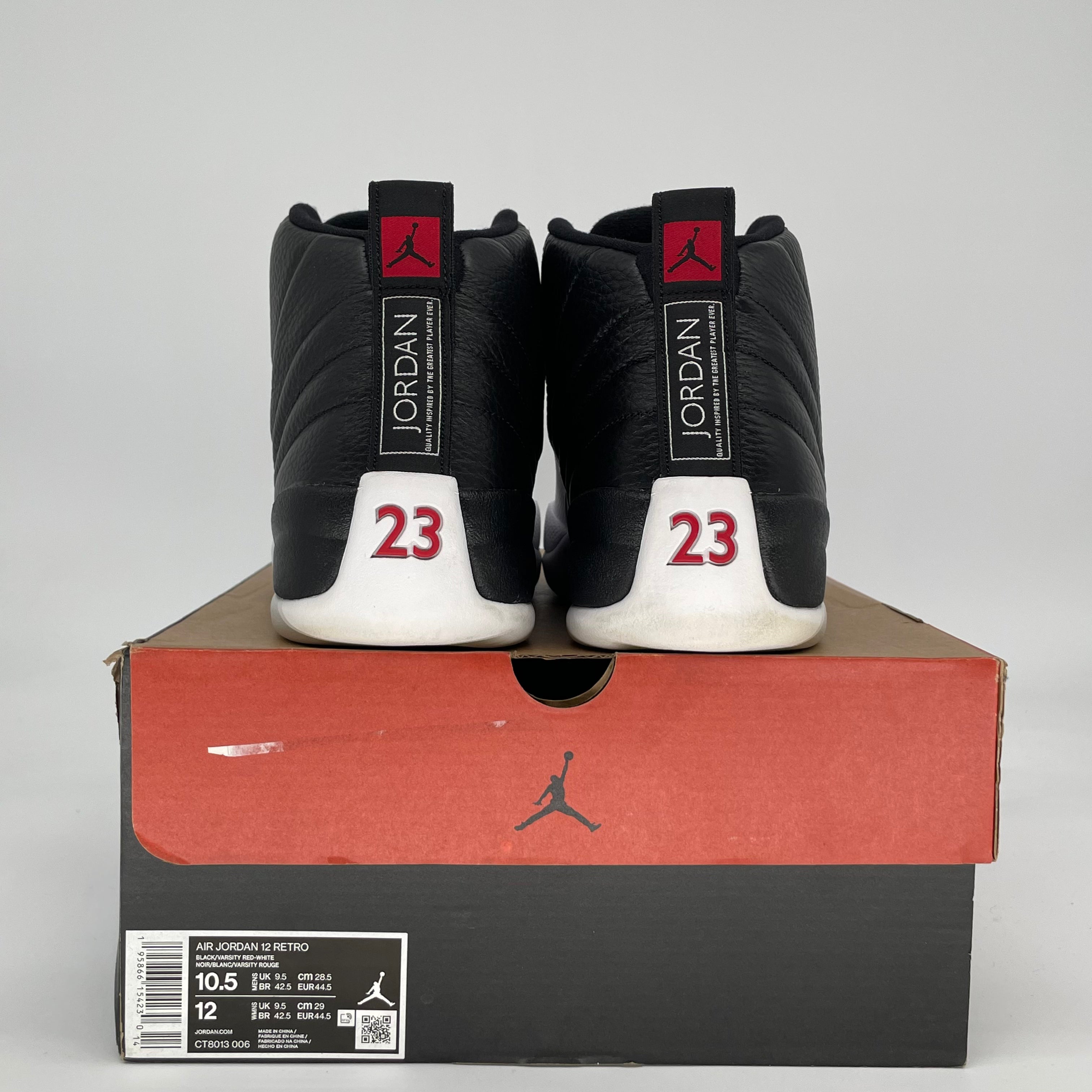 AIR JORDAN 12 PLAYOFFS CT8013-006 SIZE 10.5/12W