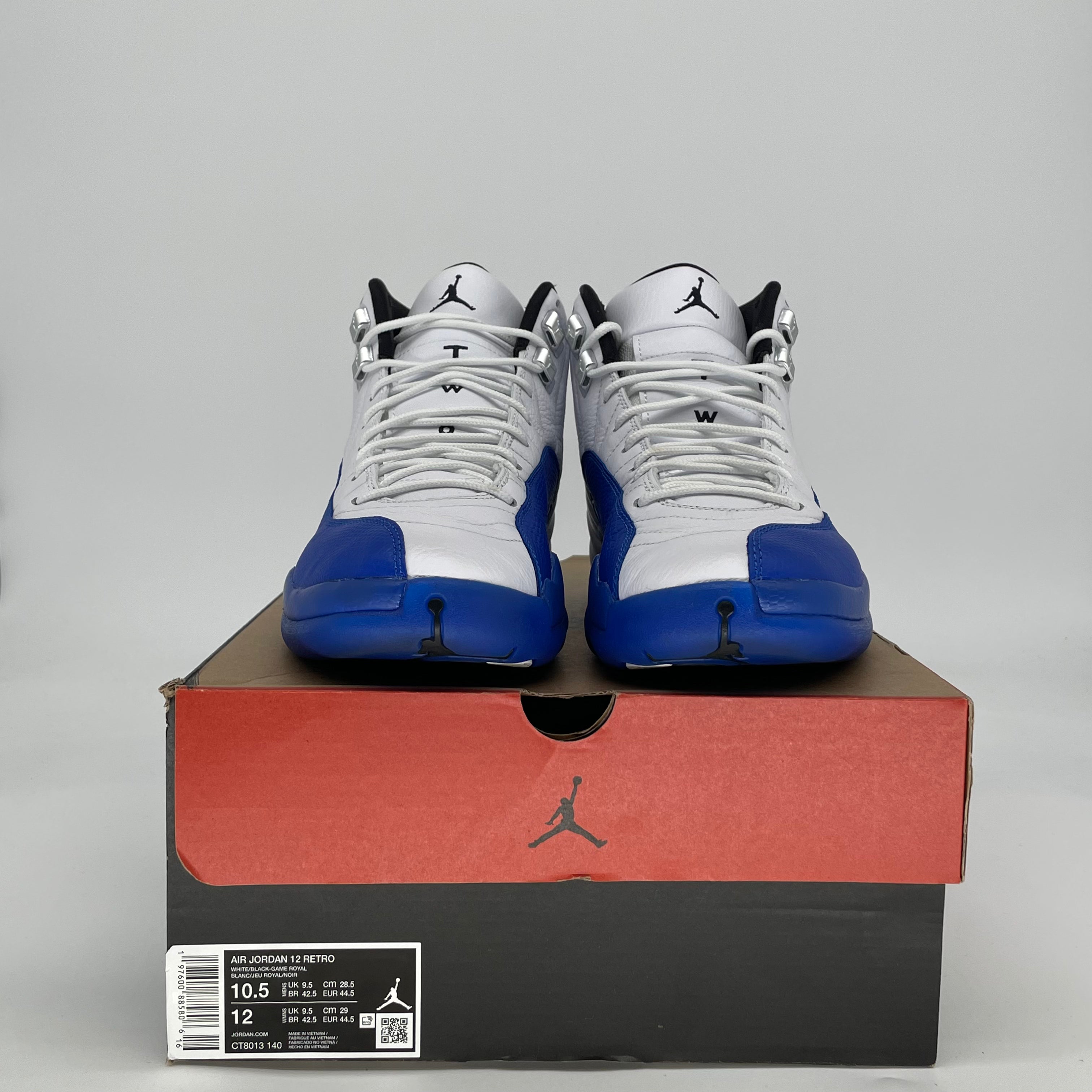 AIR JORDAN 12 BLUEBERRY CT8013-140 SIZE 10.5/12W