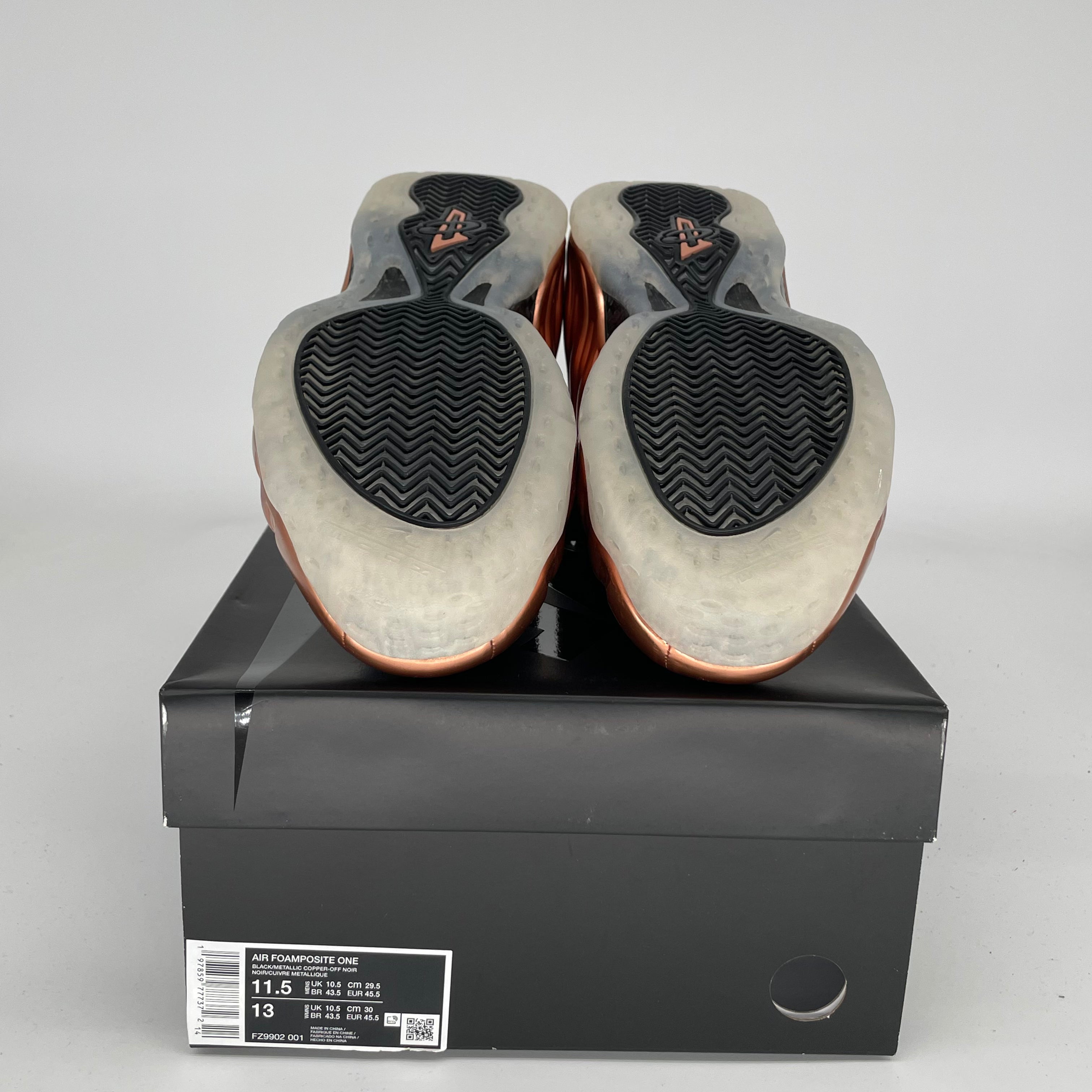 NIKE AIR FOAMPOSITE ONE COPPER SIZE 11.5 FZ9902-001