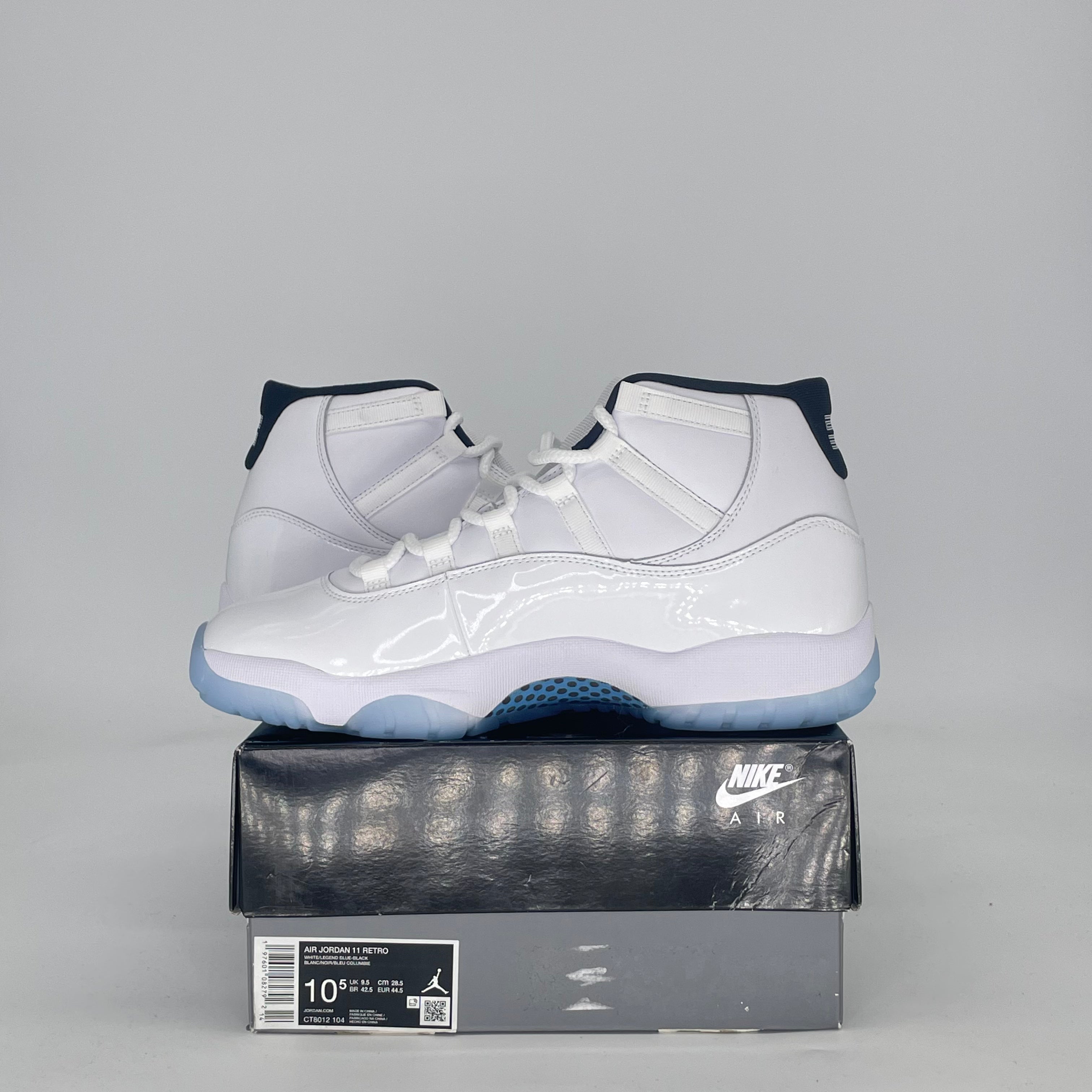 AIR JORDAN 11 LEGEND BLUE CT8012-104 SIZE 10.5/12WW