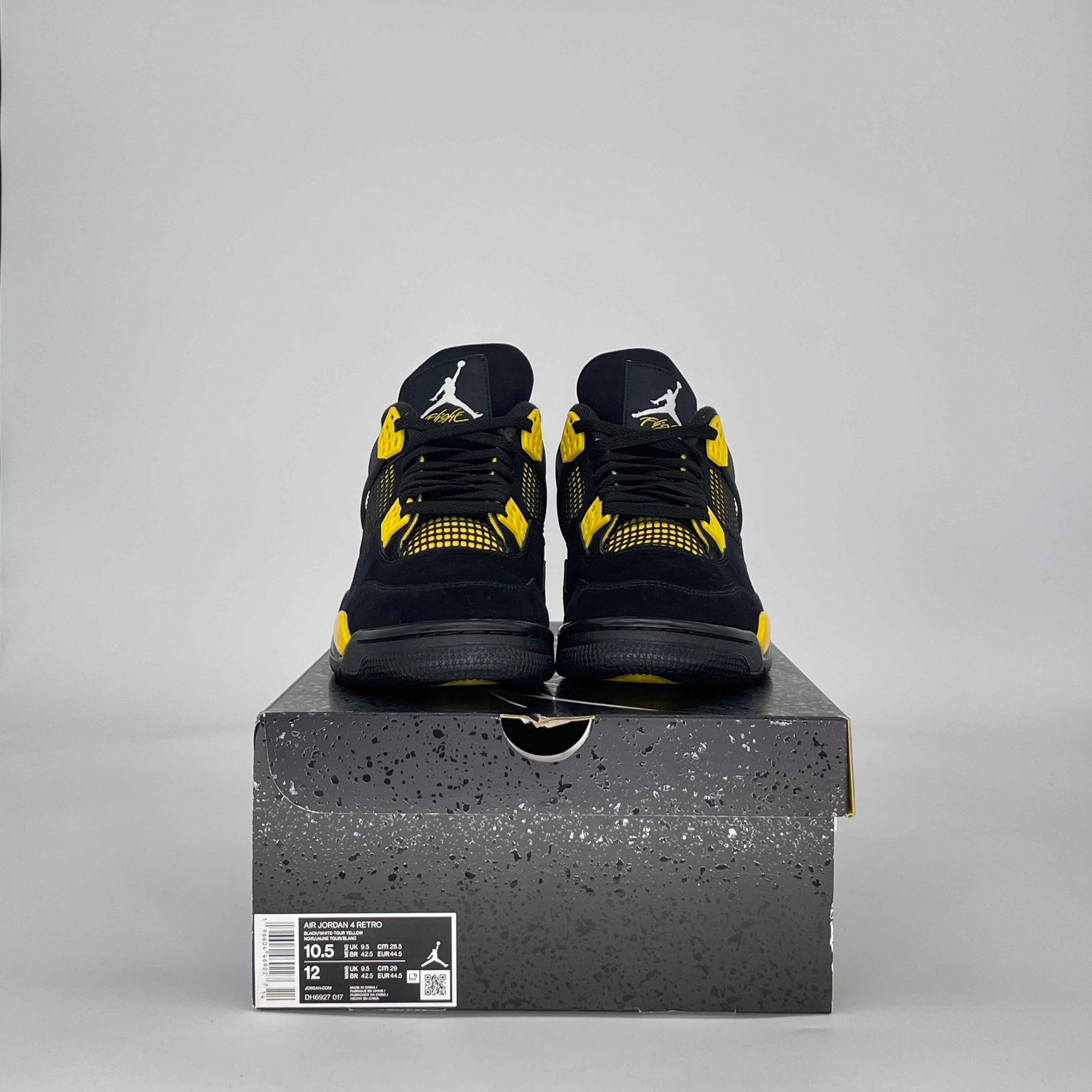 AIR JORDAN 4 THUNDER DH6927-017 SIZE 10.5/12W
