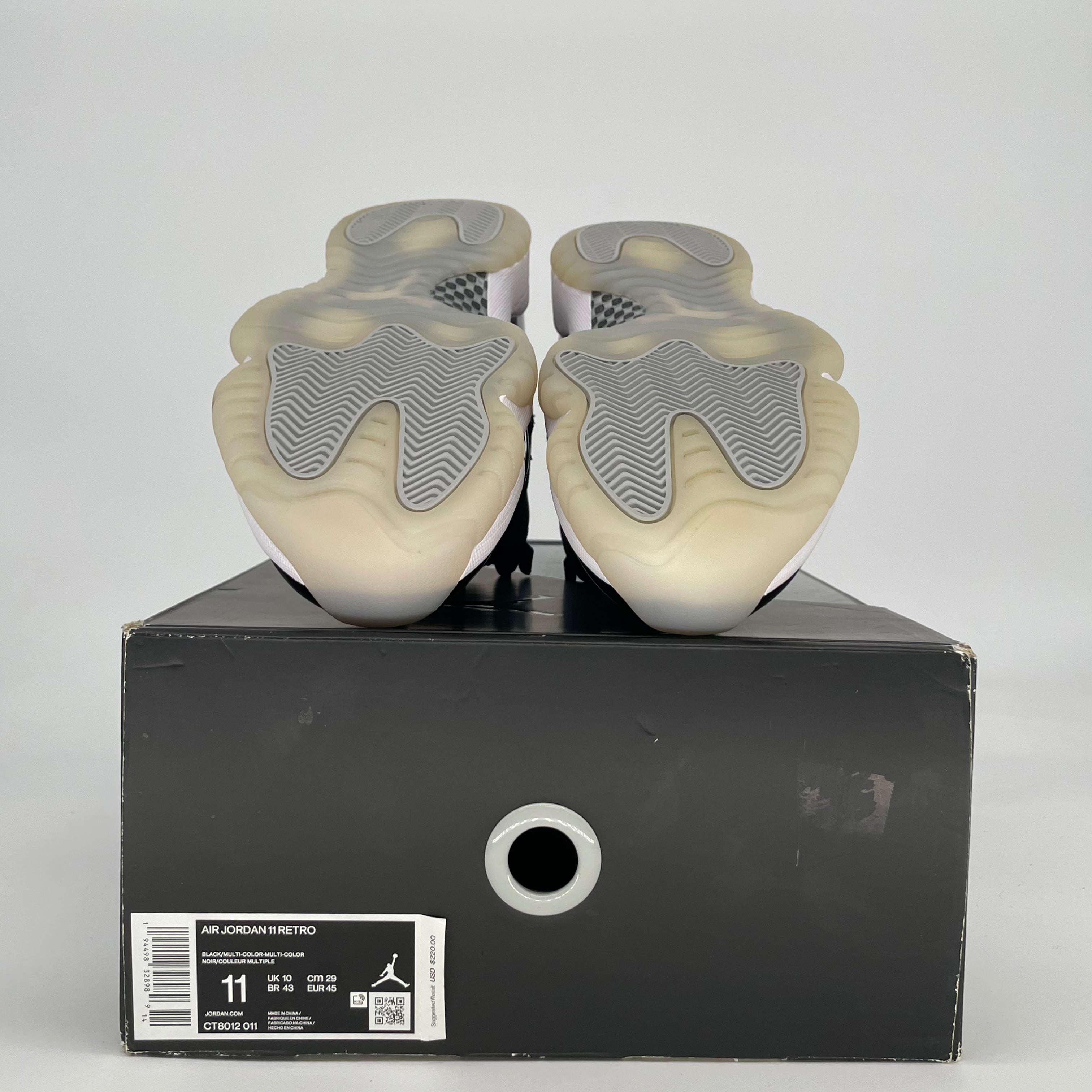 AIR JORDAN 11 JUBILEE 25TH ANNIVERSARY CT8012-011 SIZE 11/12.5W