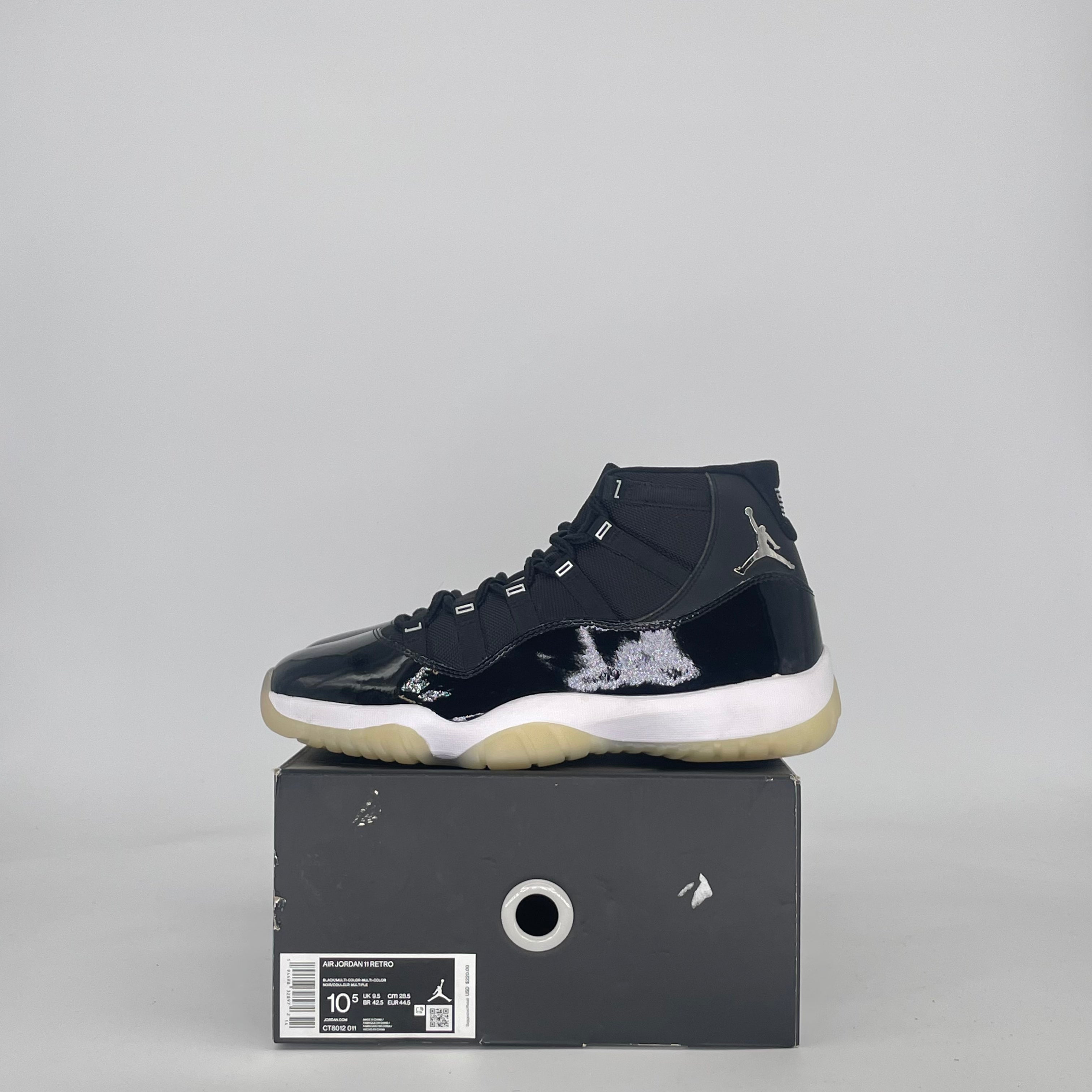 AIR JORDAN 11 JUBILEE 25TH ANNIVERSARY CT8012-011 SIZE 10.5/12W