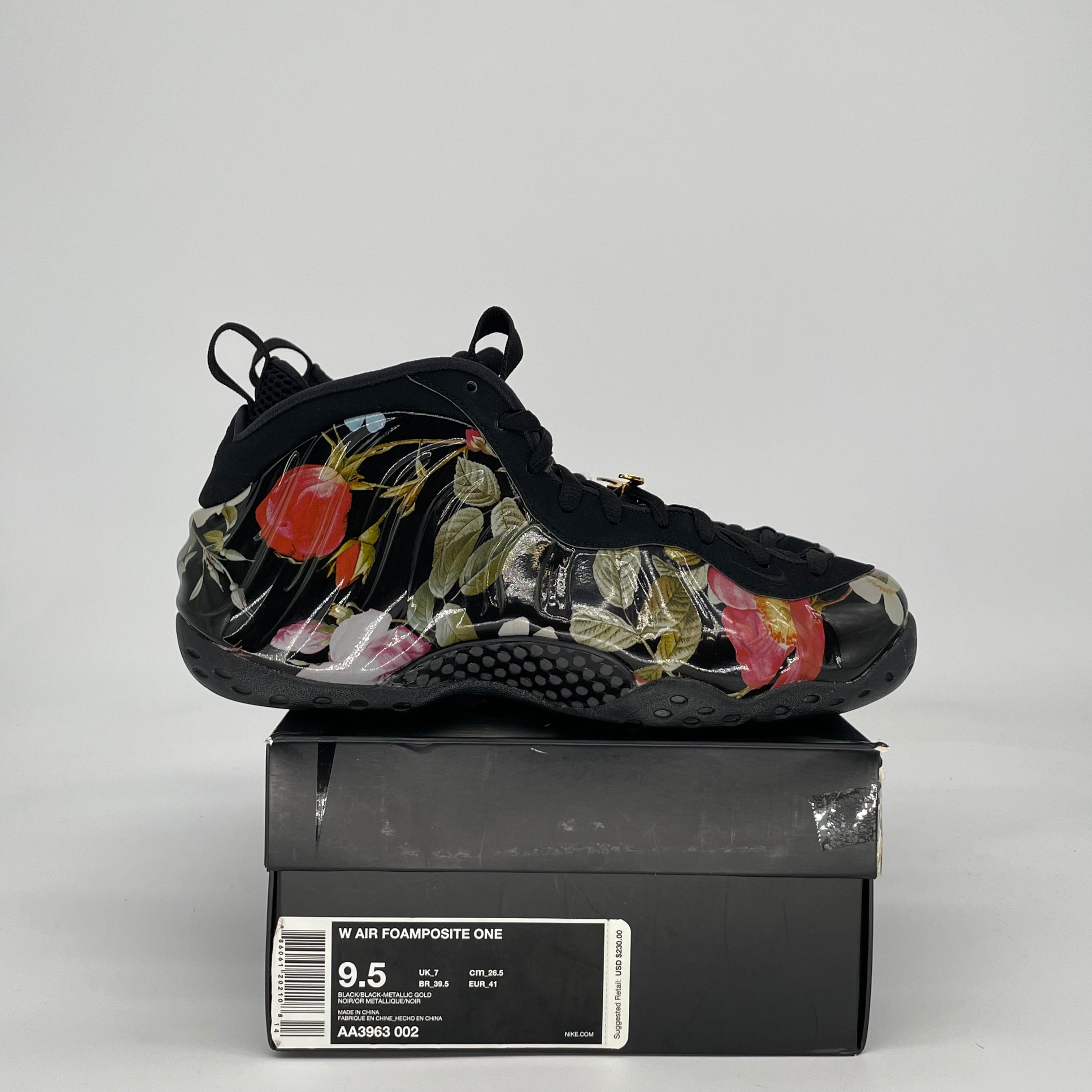 NIKE AIR FOAMPOSITE FLORAL W AA3963-002 SIZE 8/9.5W