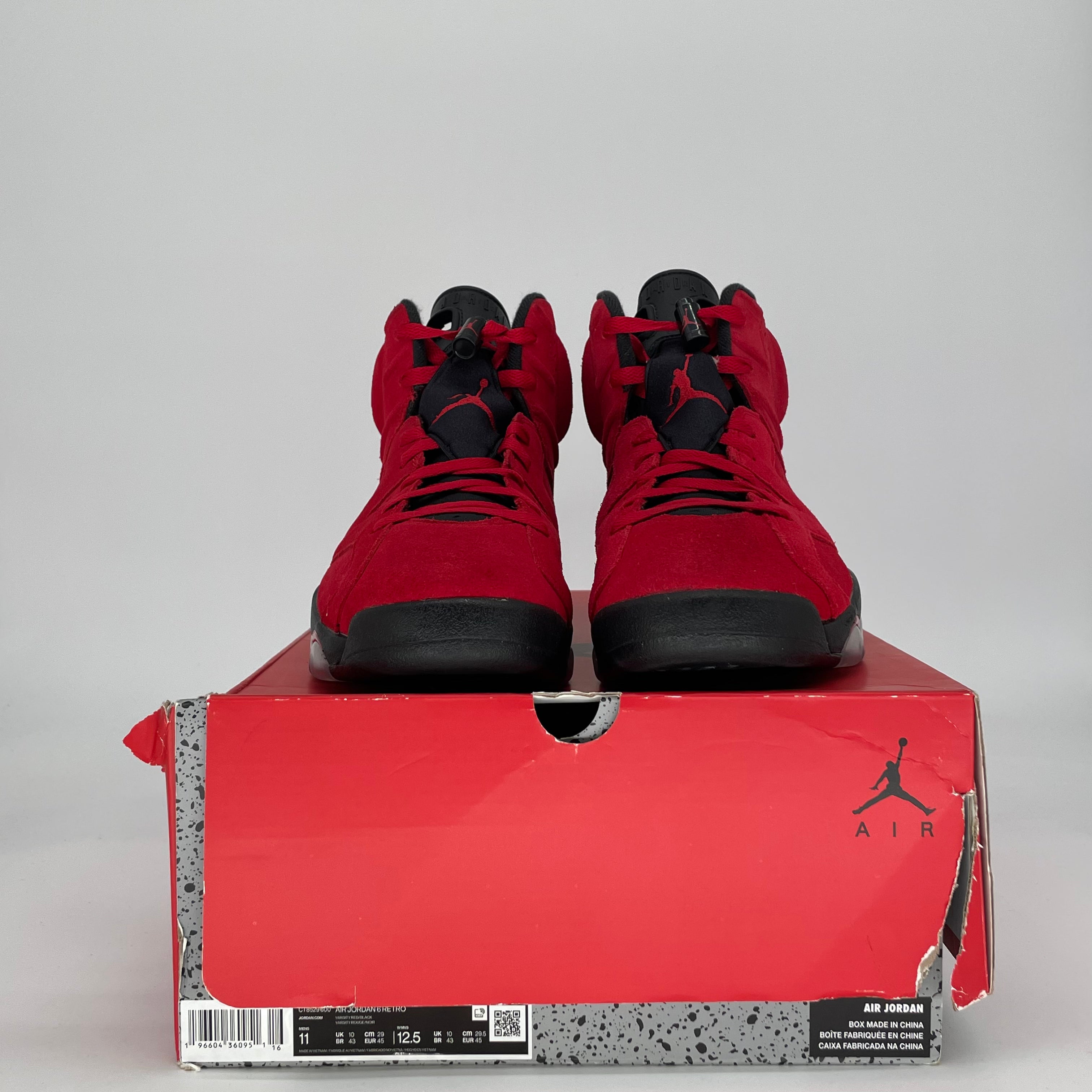 AIR JORDAN 6 TORO BRAVO CT8529-600 SIZE 11/12.5W