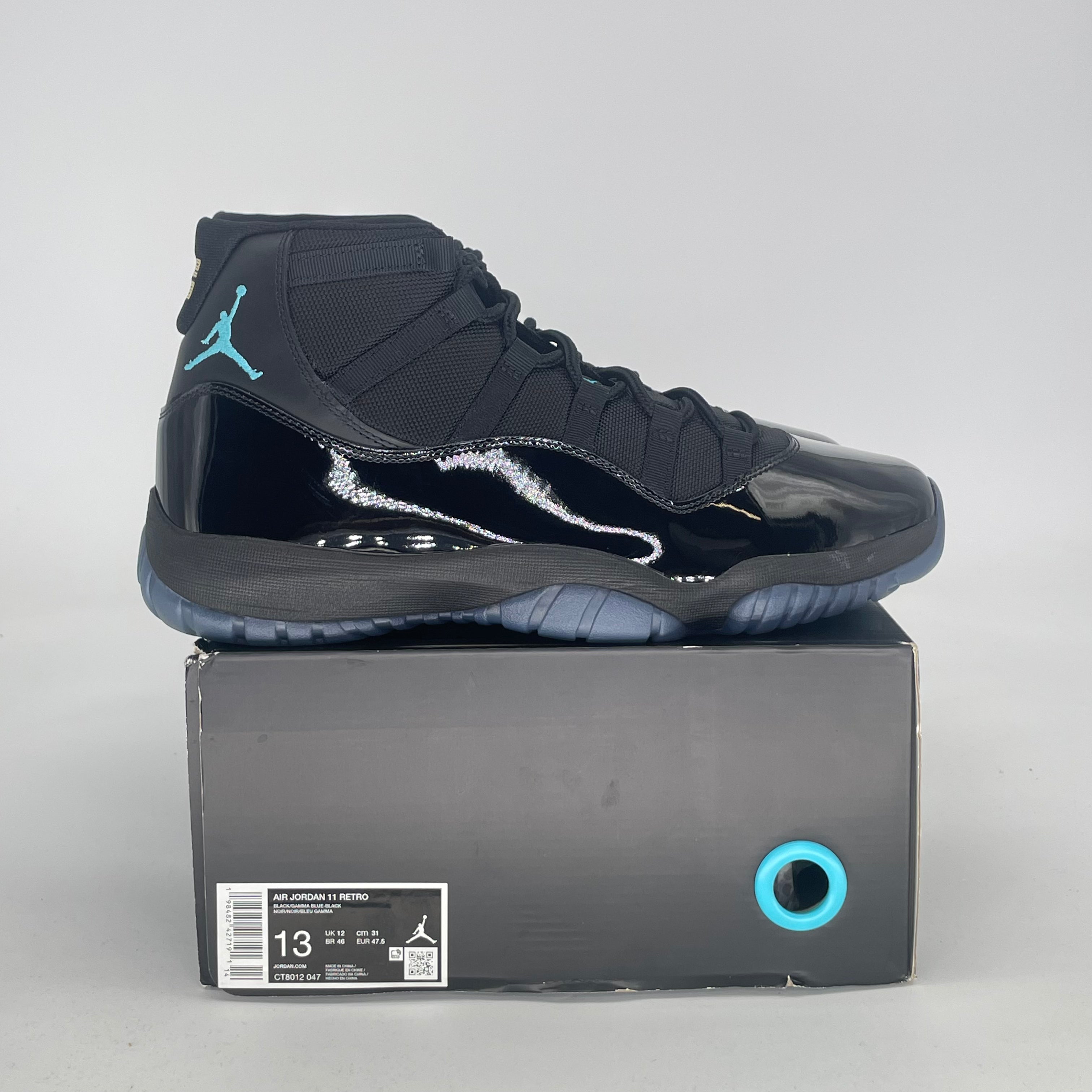 AIR JORDAN 11 GAMMA BLUE CT8012-047 SIZE 13/14.5W