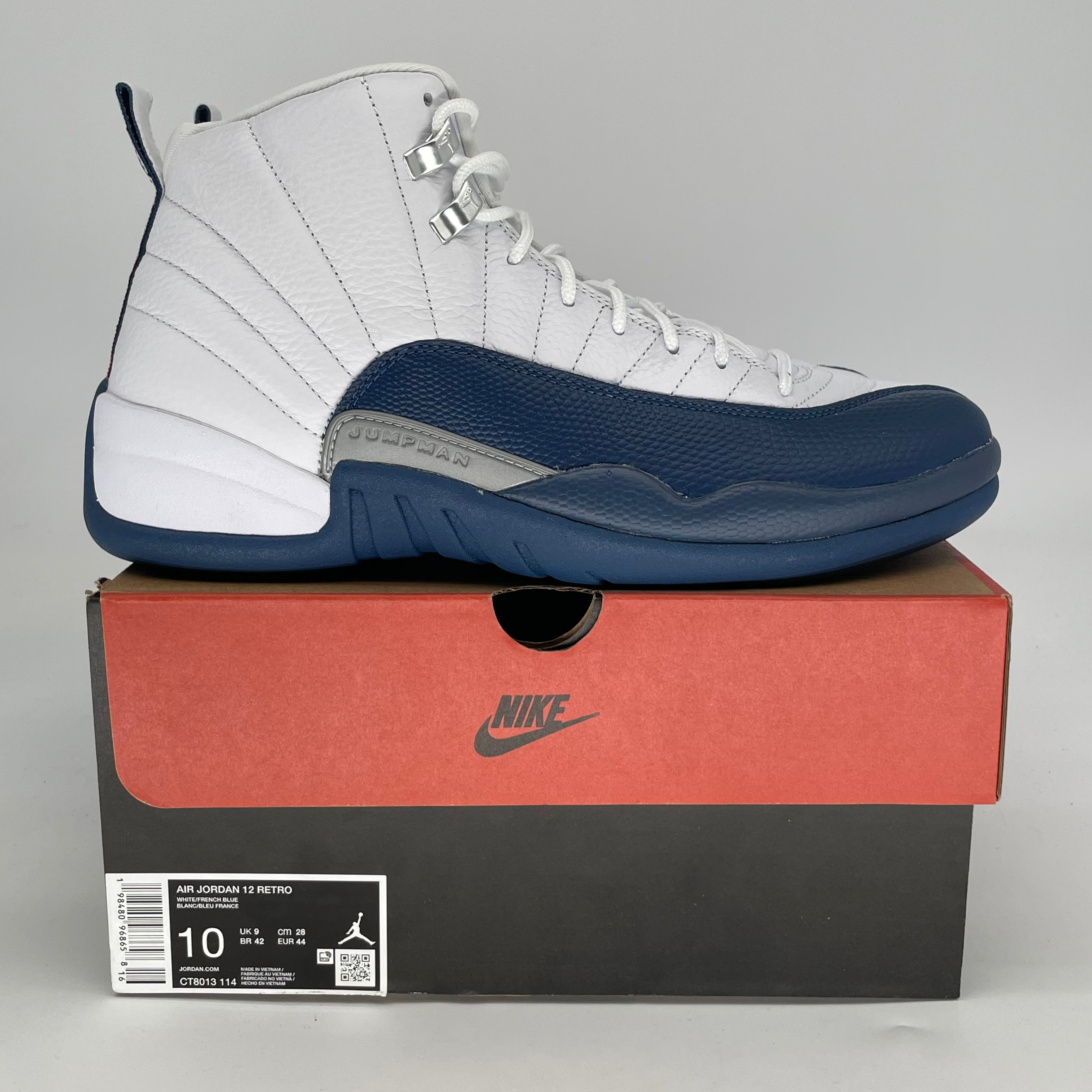 AIR JORDAN 12 FRENCH BLUE CT8013-114 SIZE 10/11.5W