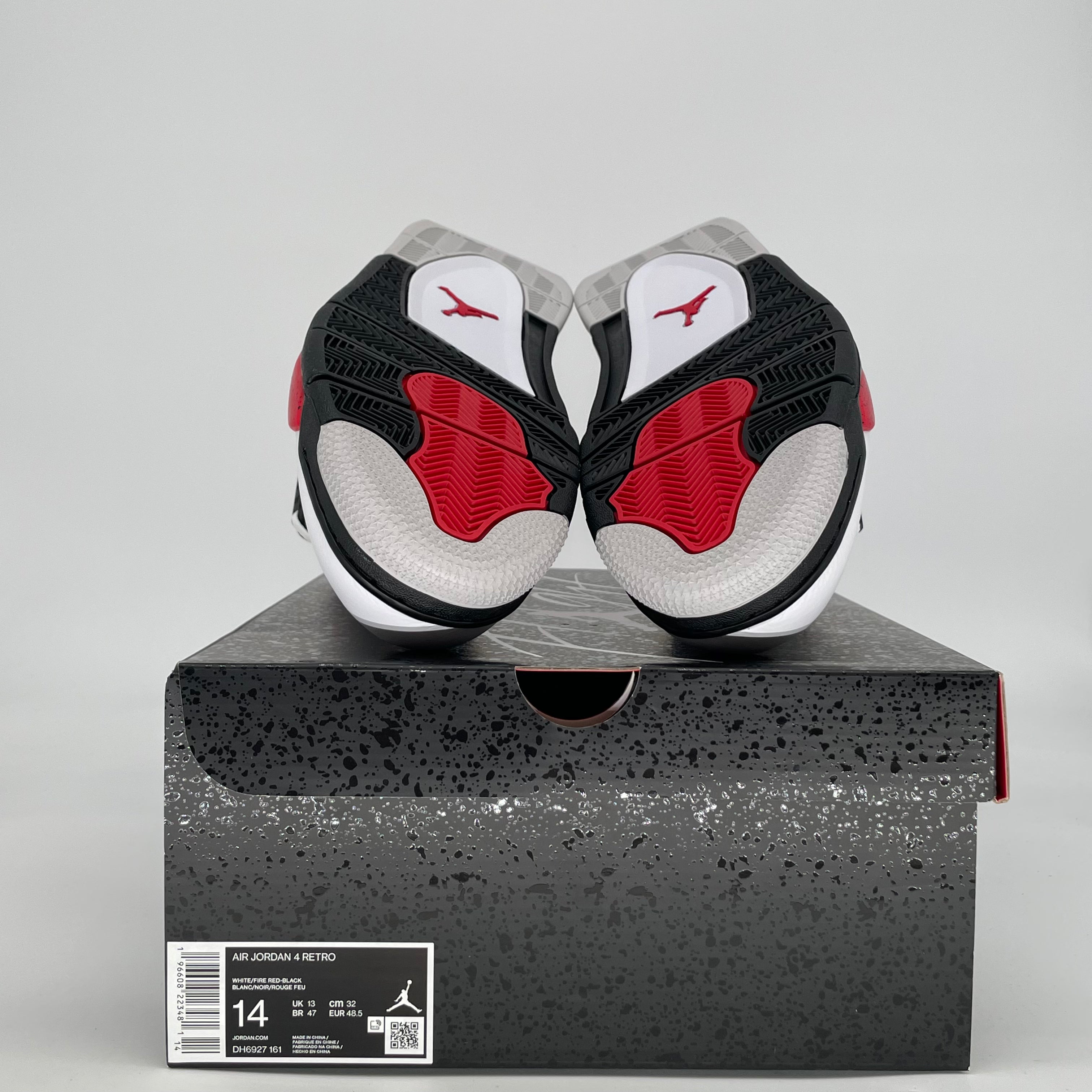 AIR JORDAN 4 RED CEMENT DH6927-161 SIZE 14/15.5W