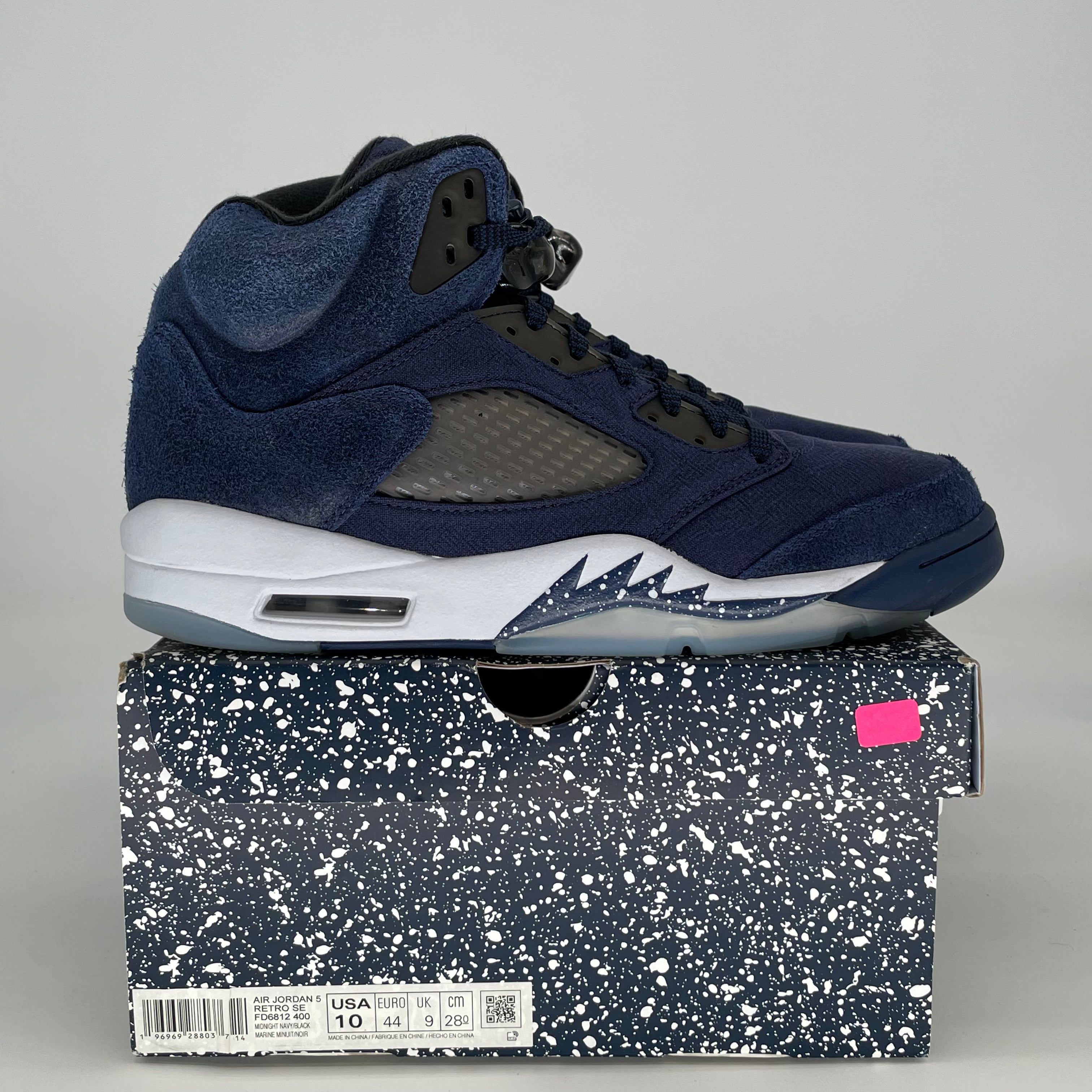 AIR JORDAN 5 MIDNIGHT NAVY FD6812-400 SIZE 10/11.5W