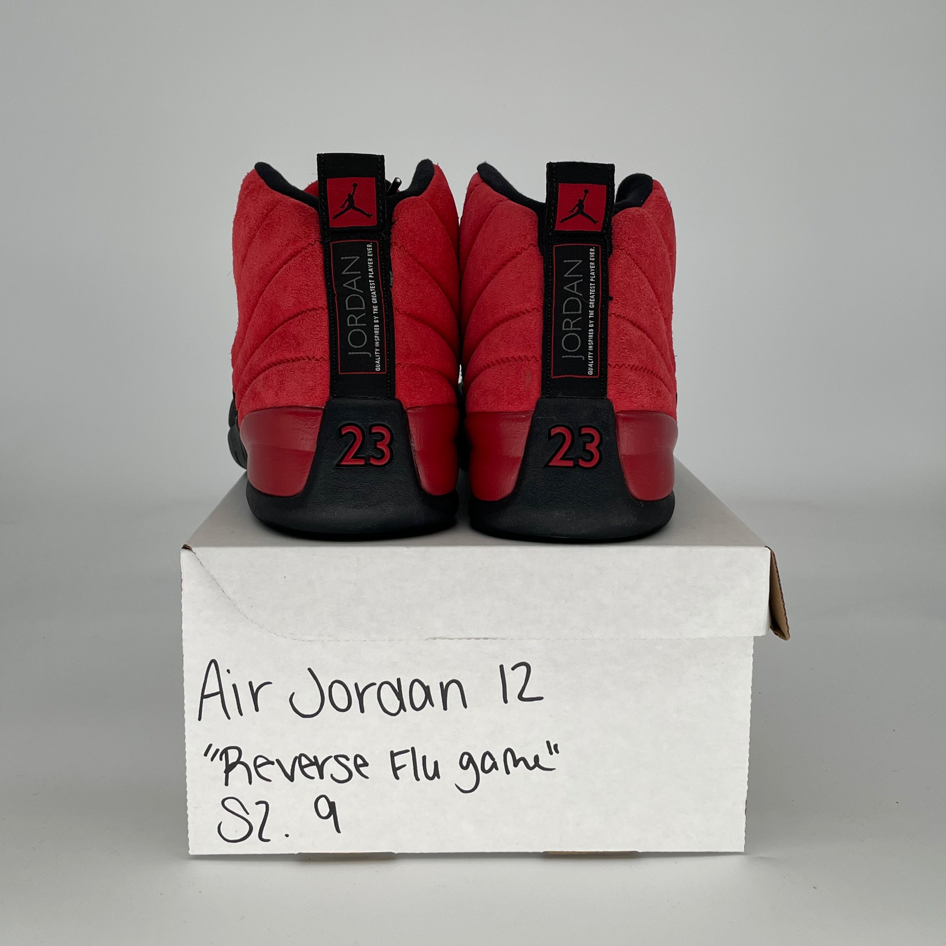 AIR JORDAN 12 REVERSE FLU GAME CT8013-602 SIZE 9/10.5W