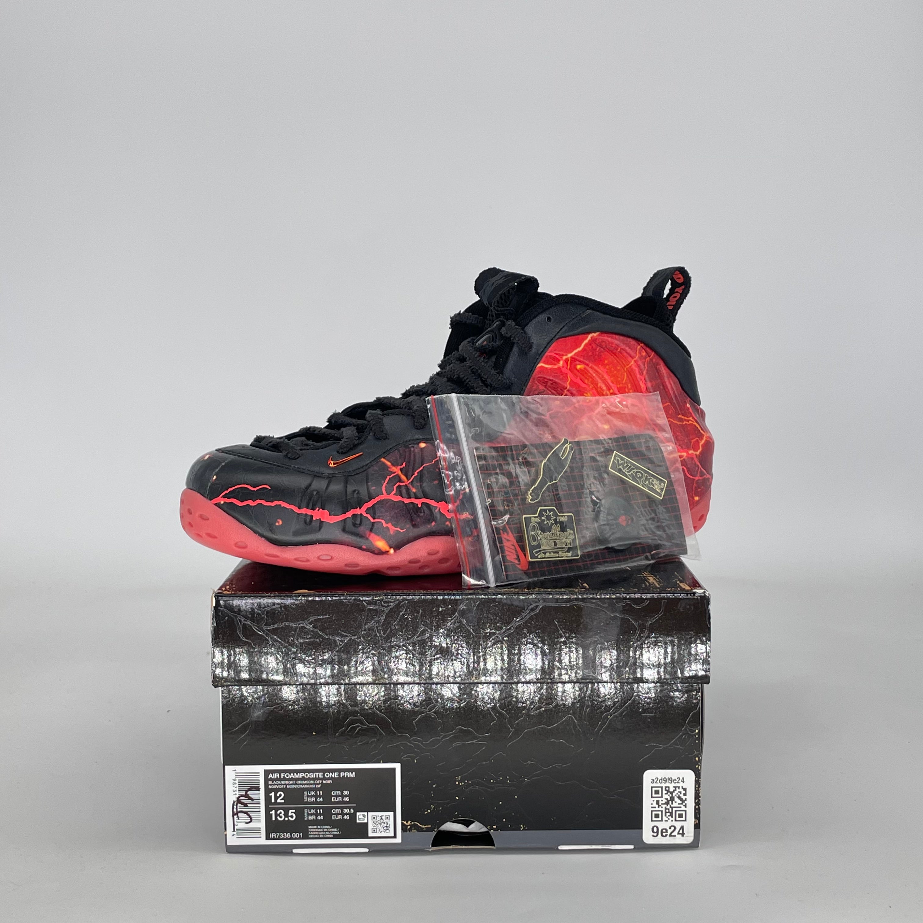NIKE AIR FOAMPOSITE ONE STRANGER THINGS IR7336-001 SIZE 12/13.5W