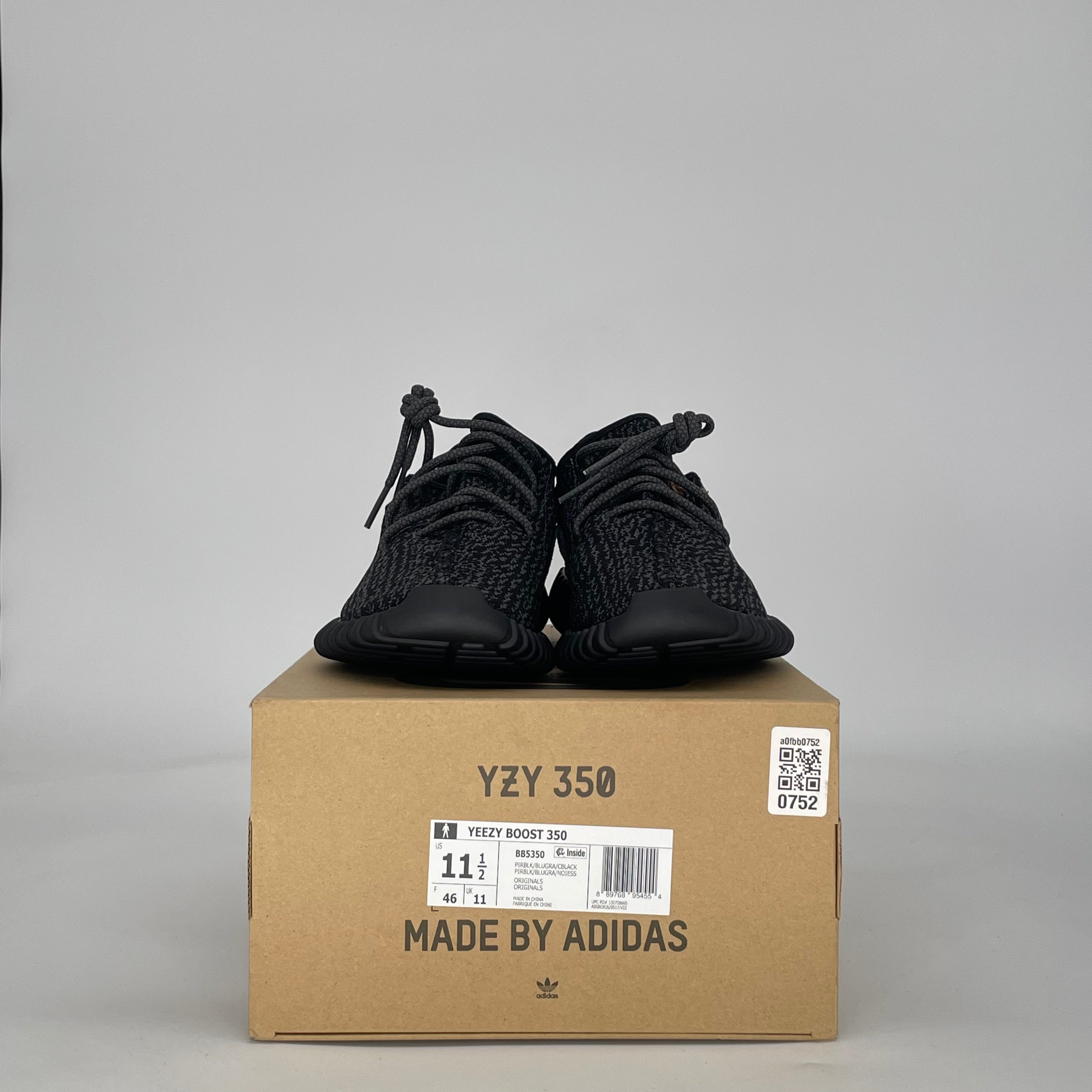 ADIDAS YEEZY BOOST 350 PIRATE BLACK BB5350 SIZE 11.5/13W