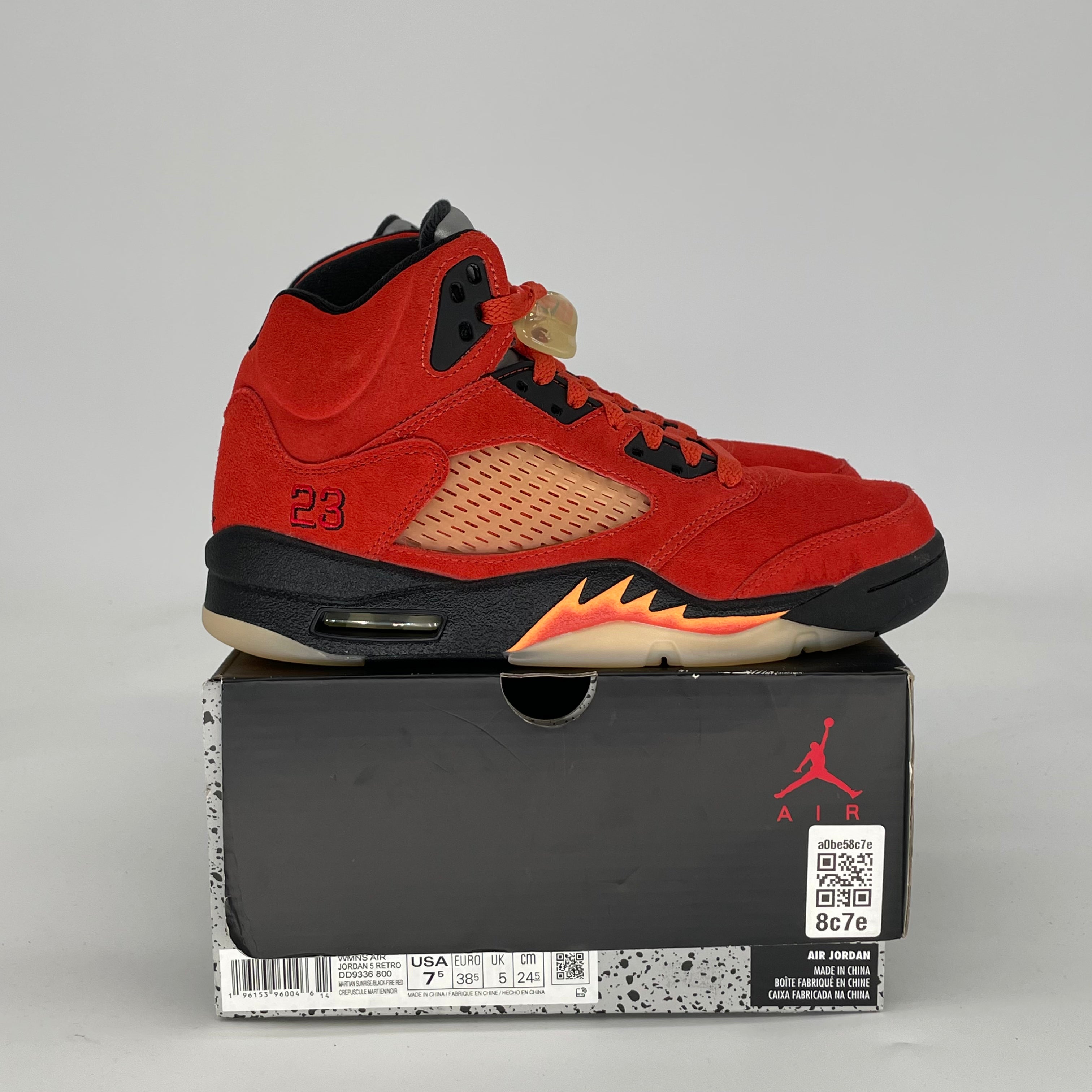AIR JORDAN 5 DUNK ON MARS W DD9336-800 SIZE 6/7.5W