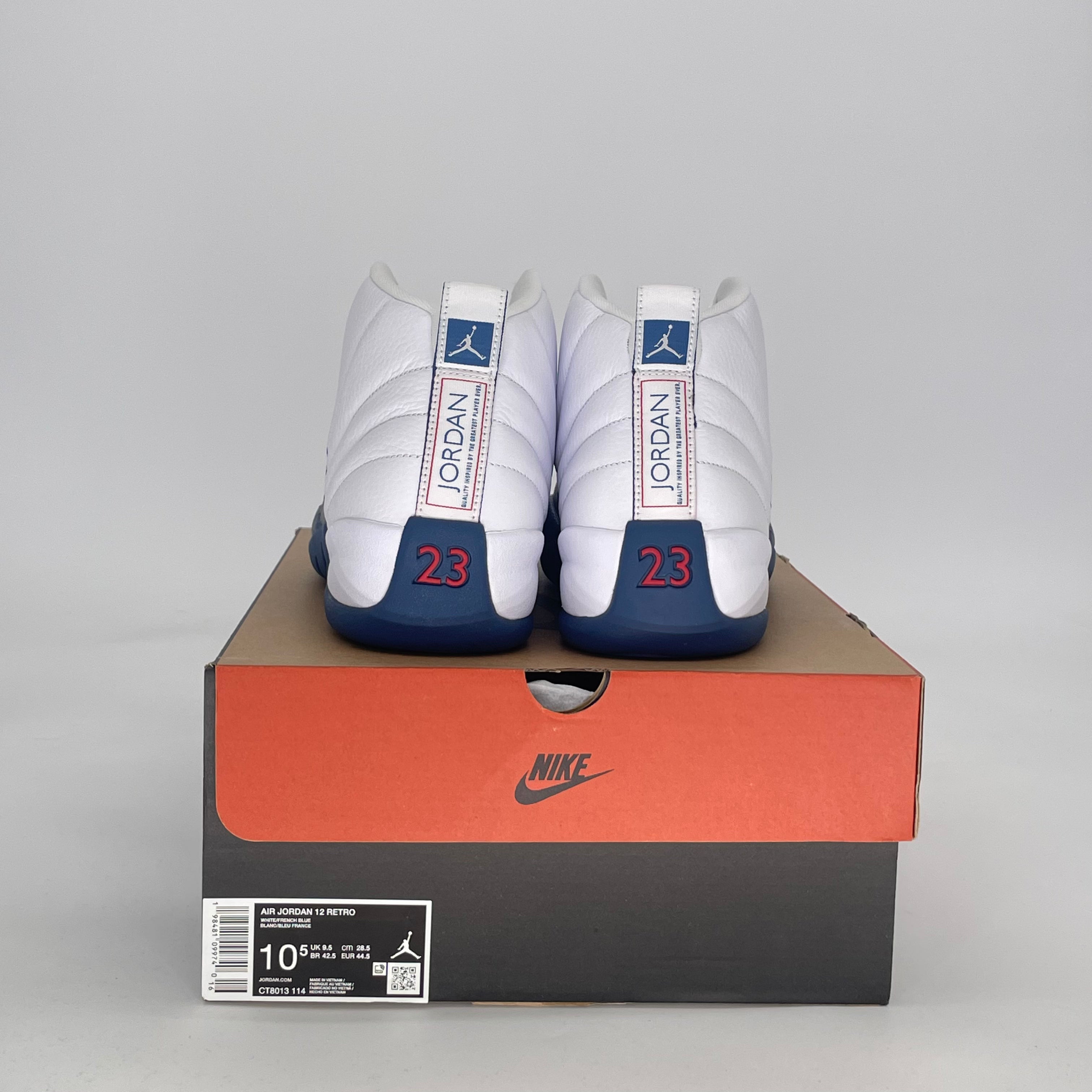 AIR JORDAN 12 FRENCH BLUE CT8013-114 SIZE 10.5/12W