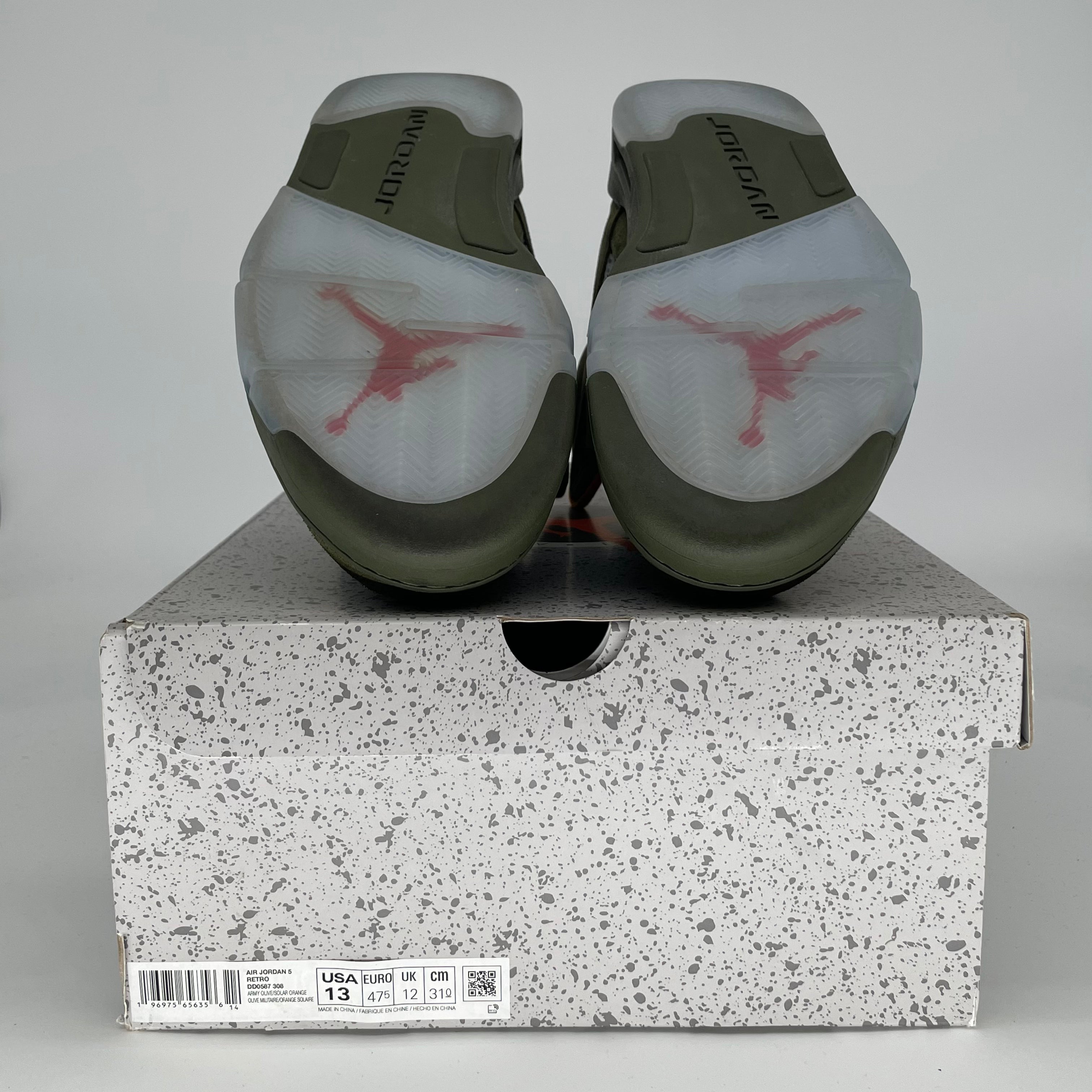 AIR JORDAN 5 OLIVE DD0587-308 SIZE 13/14.5W