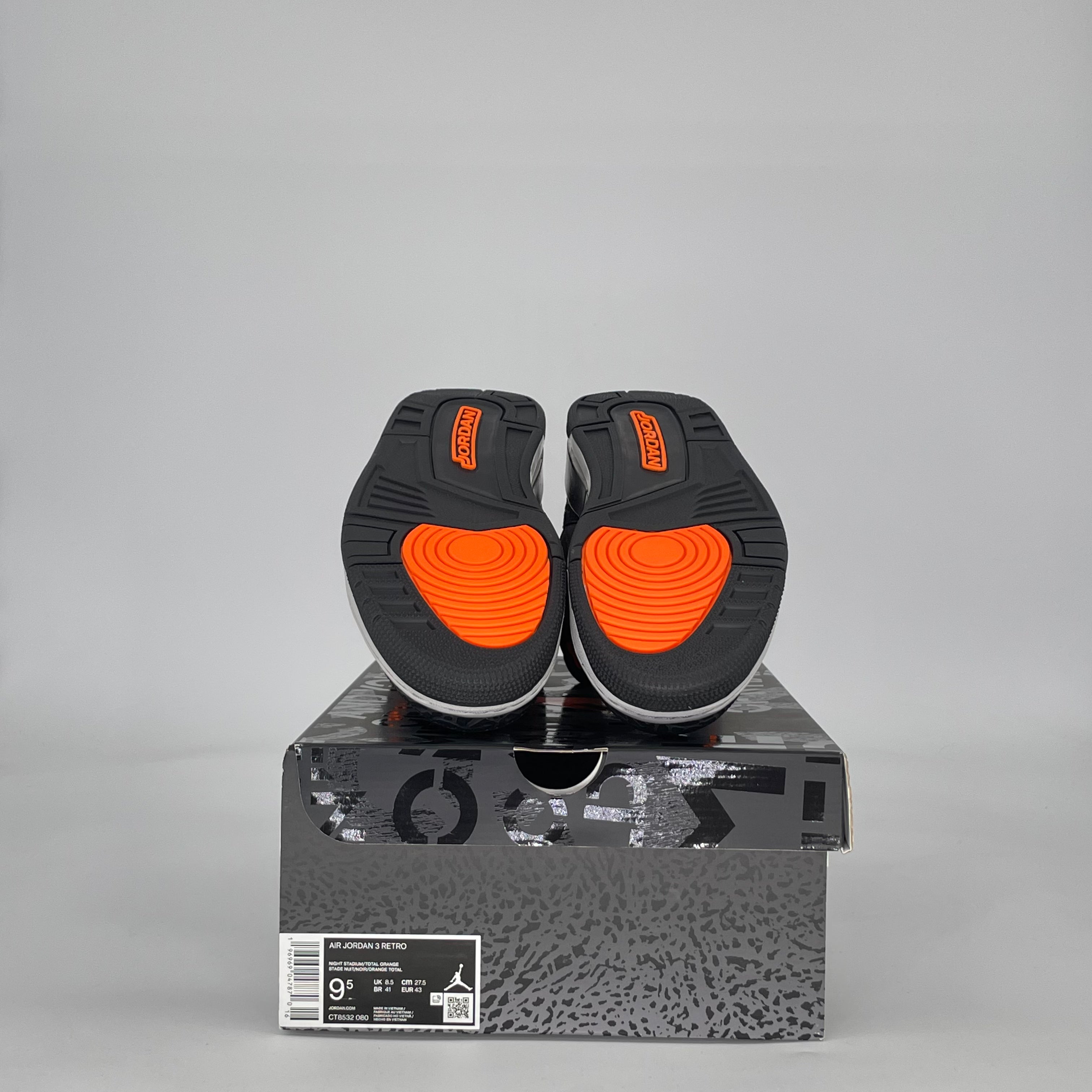 AIR JORDAN 3 FEAR PACK (2023) CT8532-080 SIZE 9.5/11W