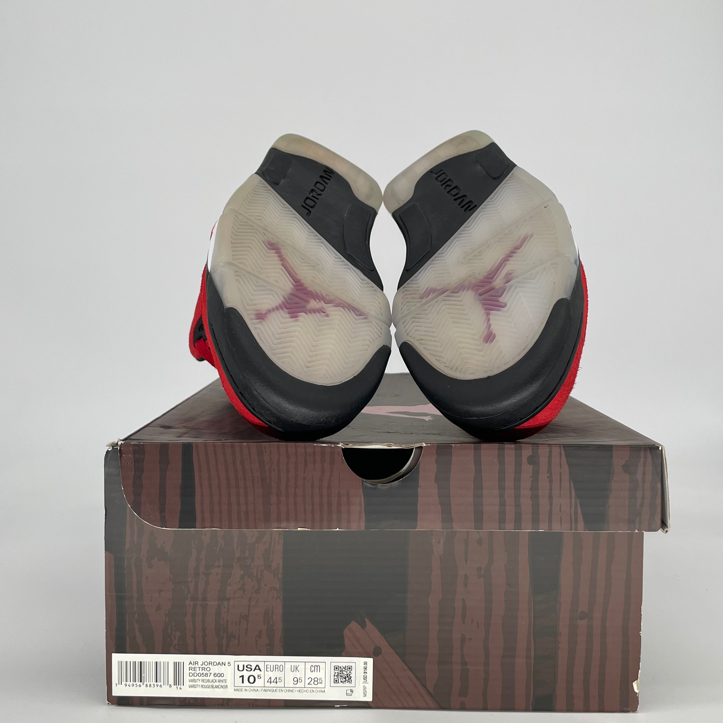 AIR JORDAN 5 RAGING BULL RED DD0587-600 SIZE 10.5/12W