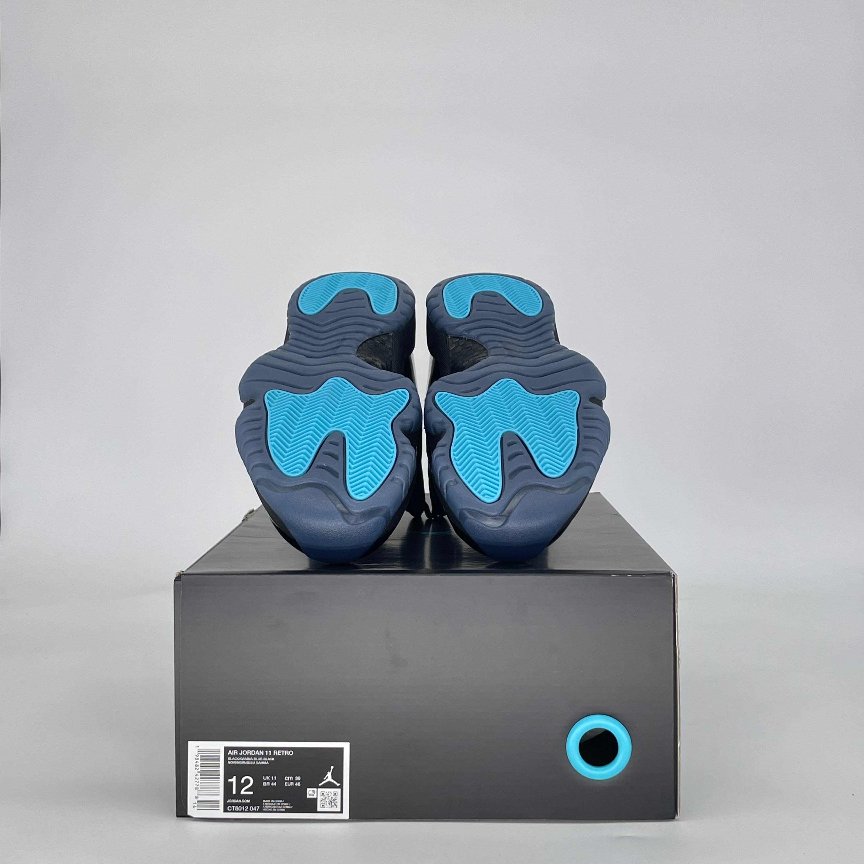 AIR JORDAN 11 GAMMA BLUE CT8012-047 SIZE 12/13.5W