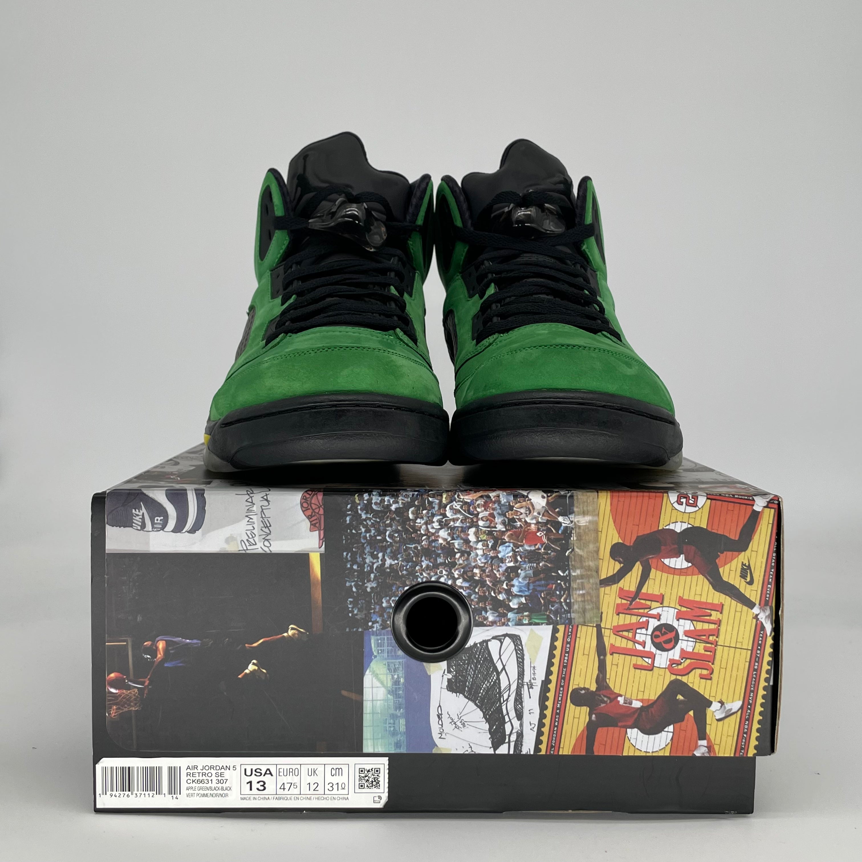 AIR JORDAN 5 OREGON CK6631-307 SIZE 13/14.5W