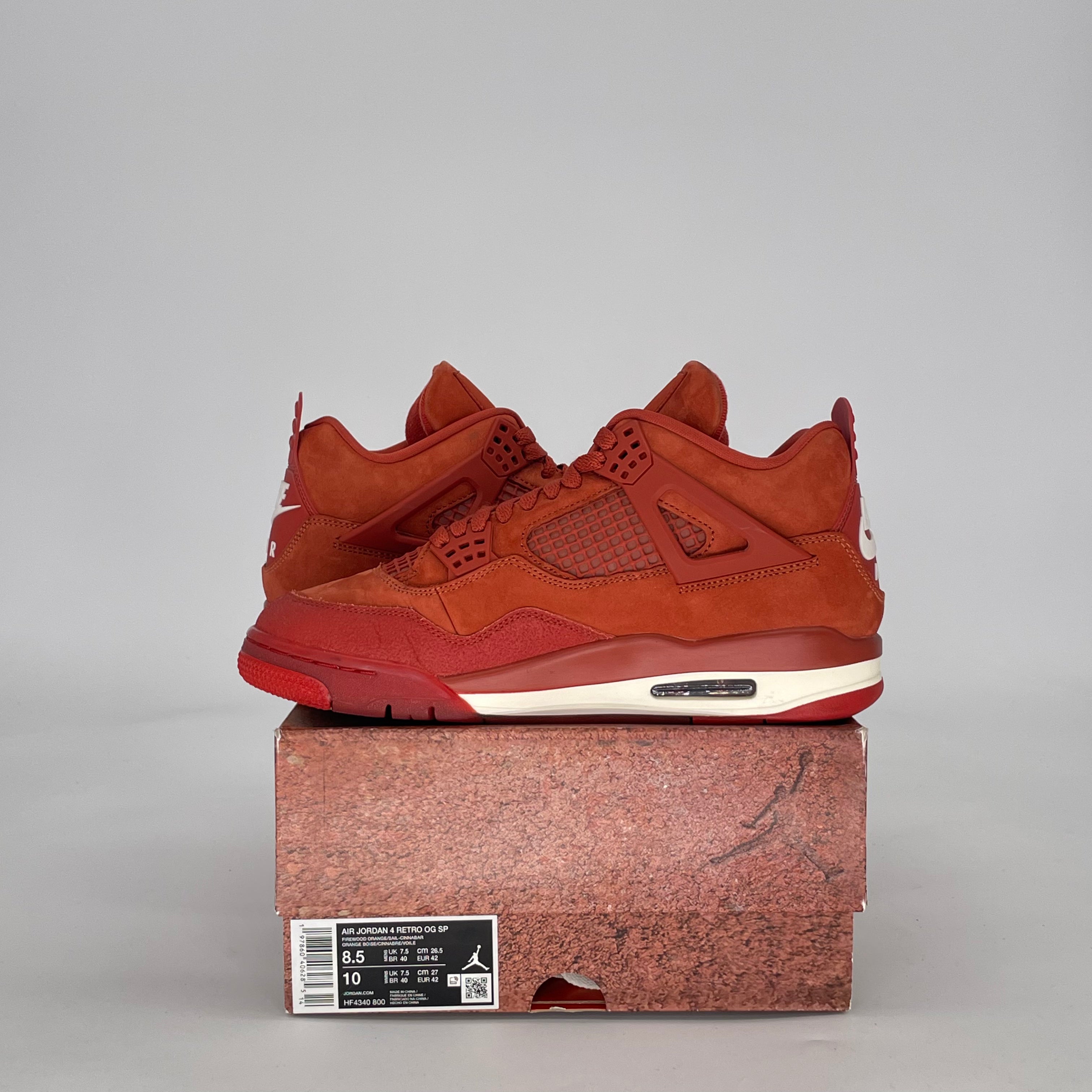 AIR JORDAN 4 NIGEL SYLVESTER BRICK BY BRICK HF4340-800 SIZE 8.5/10W