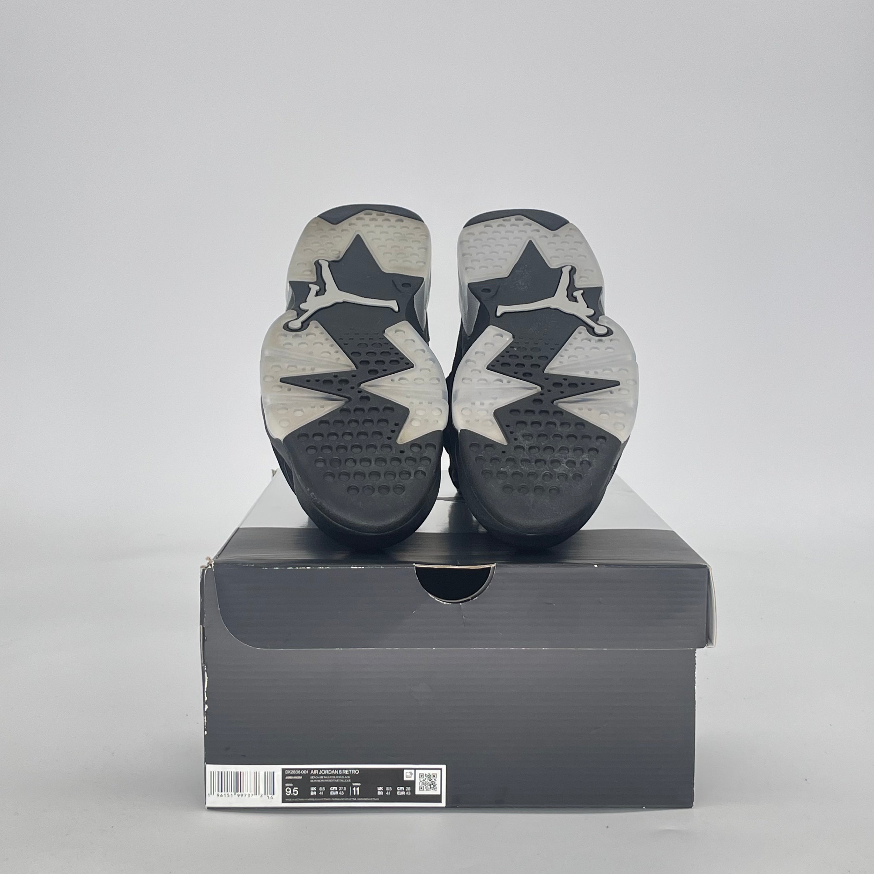 AIR JORDAN 6 CHROME DX2836-001 SIZE 9.5/11W