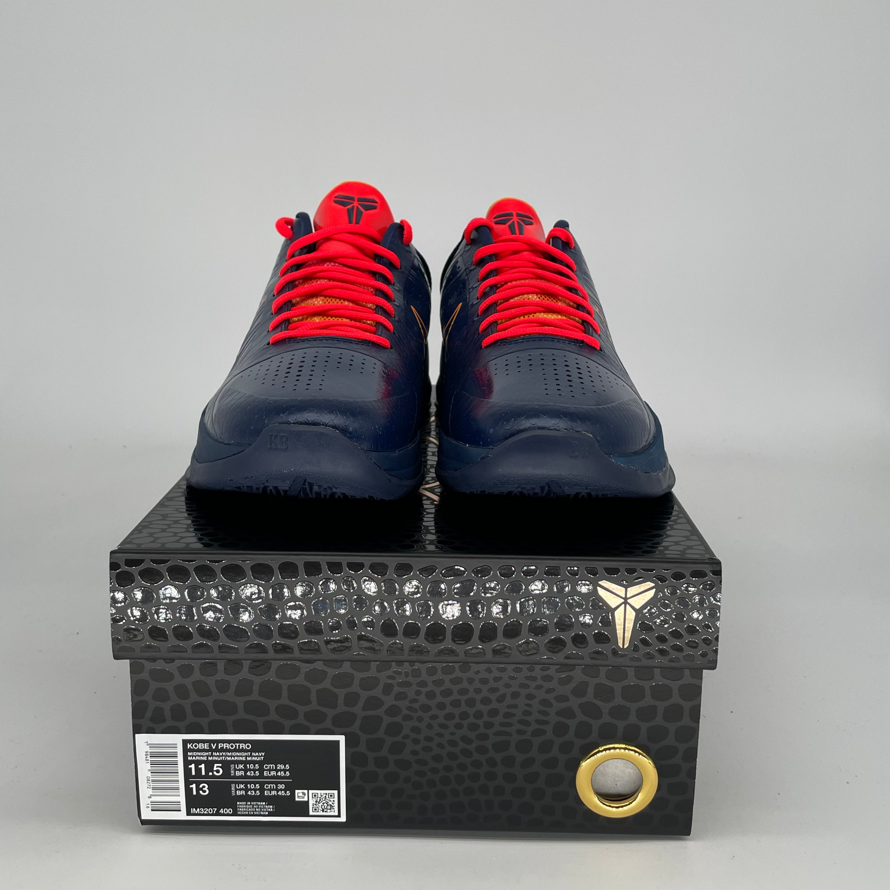 NIKE KOBE 5 PROTRO CAITLIN CLARK INDIANA FEVER IM3207-400 SIZE 11.5/13W